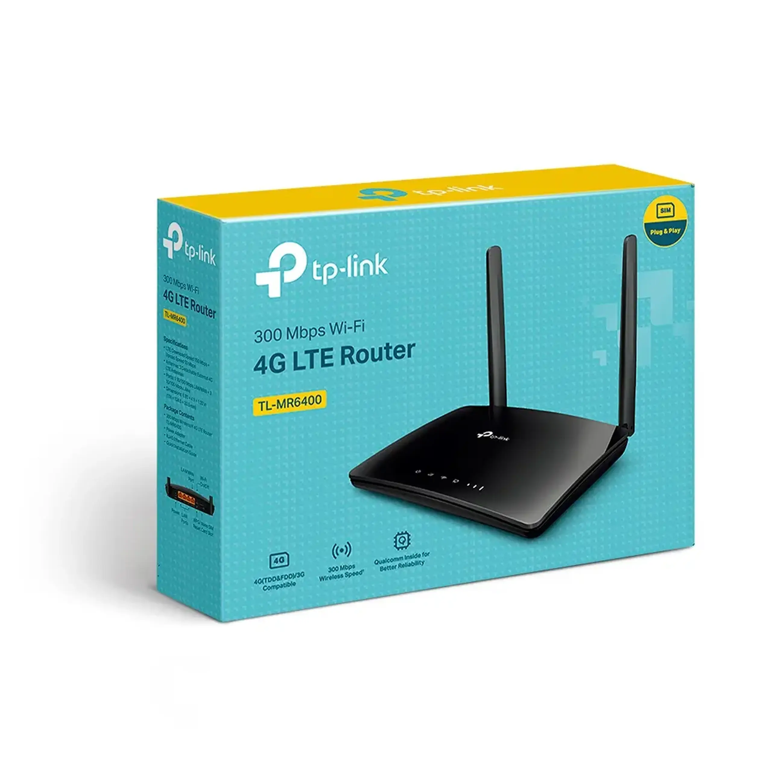 Router Wi - Fi N 4G LTE TP - LINK, „TL - MR6400”, 300Mbps
