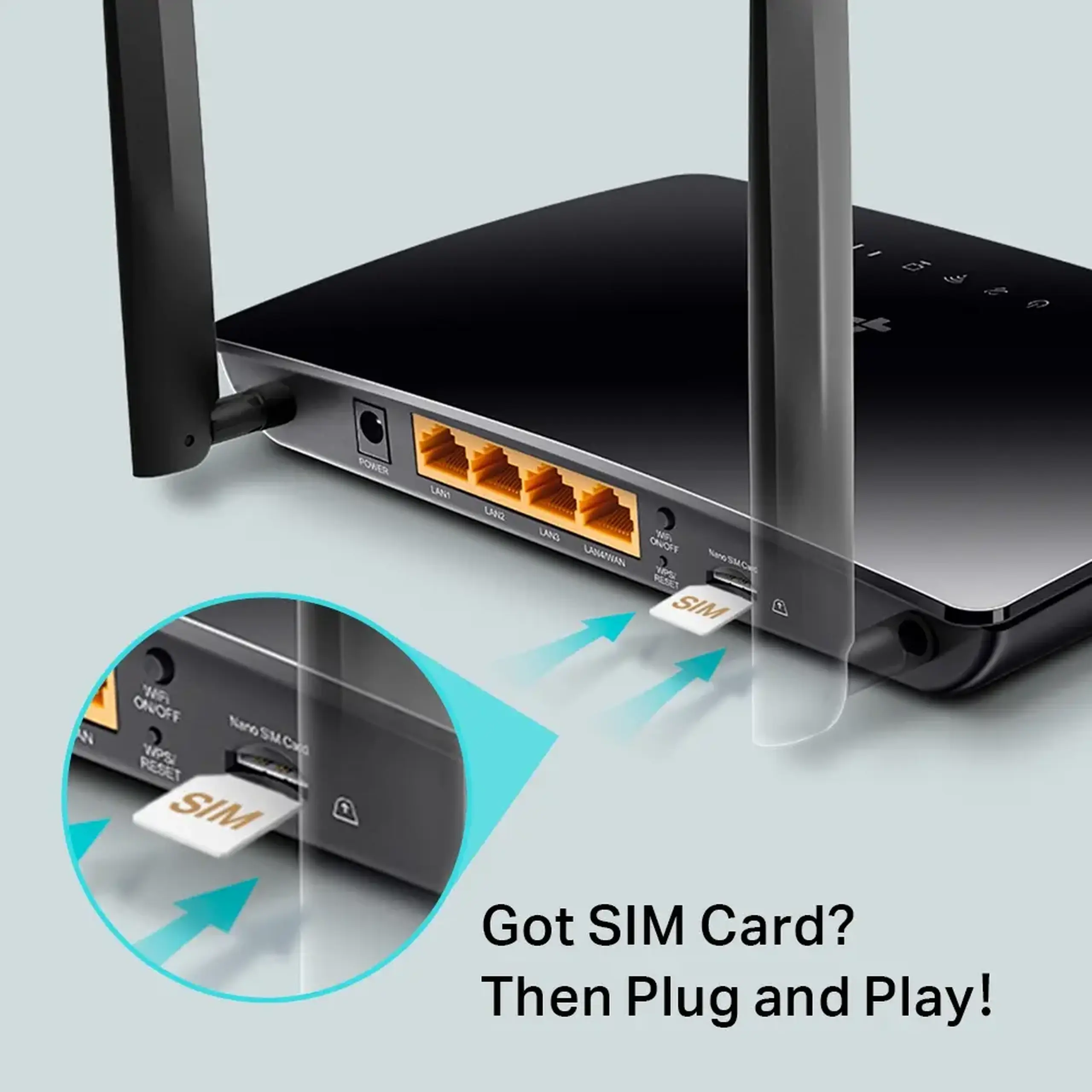 Router Wi - Fi N 4G LTE TP - LINK, „TL - MR6400”, 300Mbps
