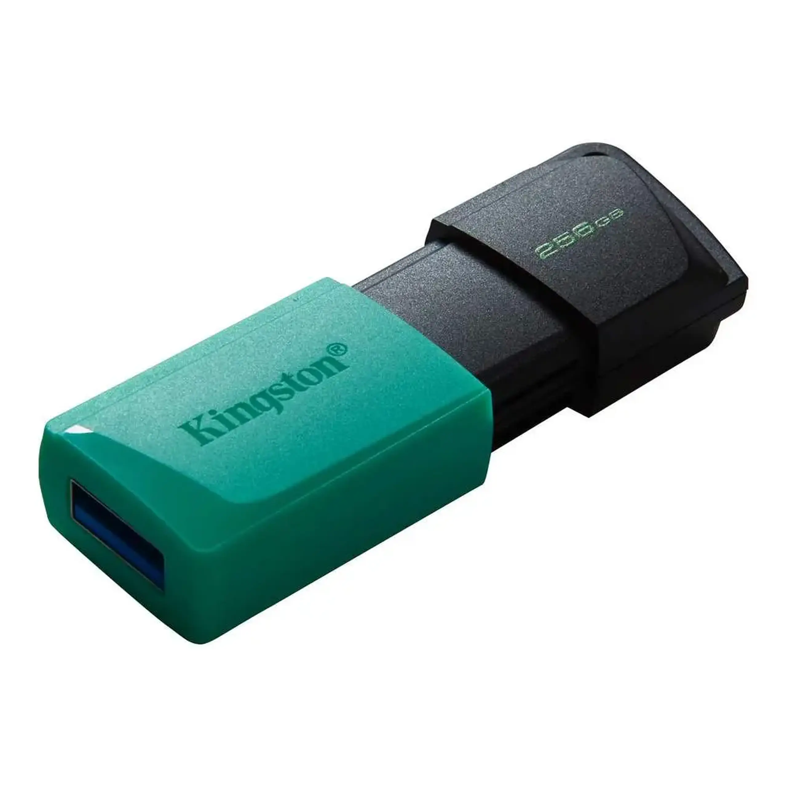 Unitate Flash USB3.2 de 256 GB Kingston DataTraveler Exodia M (DTXM/256 GB), negru - albastru, Plastic, capac glisor