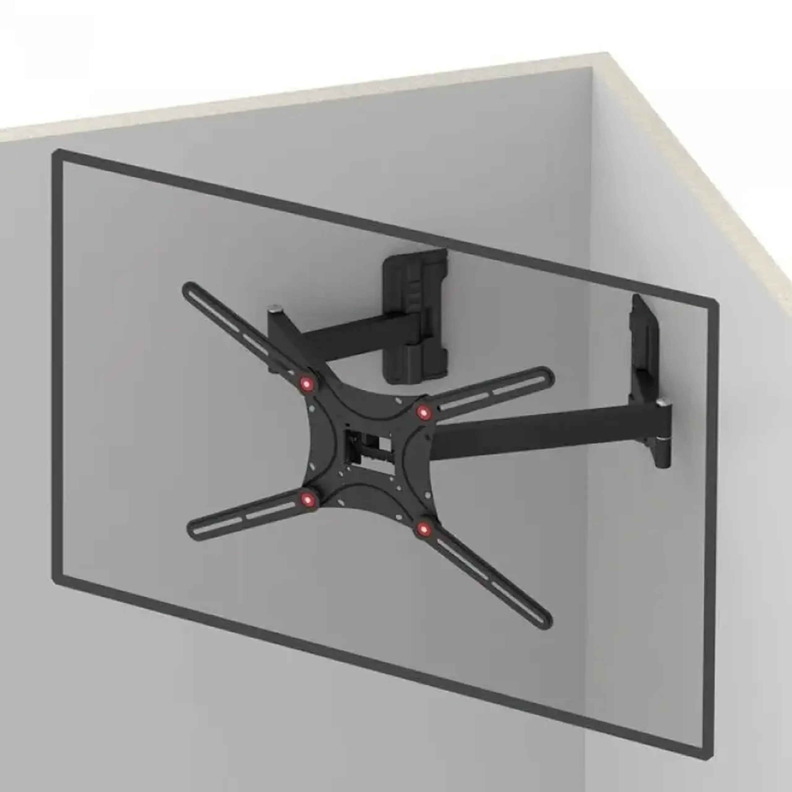 Suport pe perete Barkan ''BM466XP'' Black 13" - 90" Full Motion, max.60kg, VESA mm: până la 600x400mm