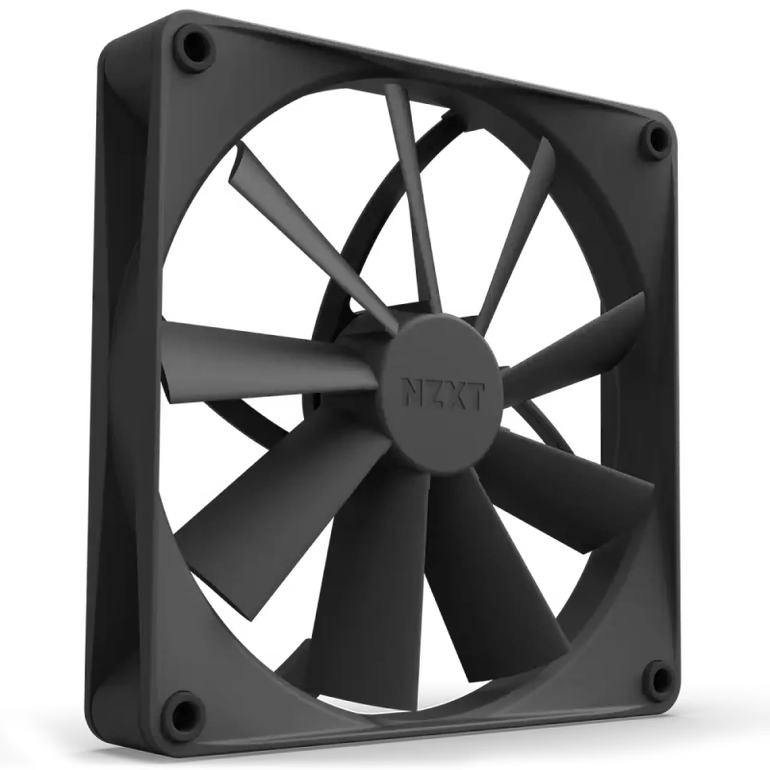 Ventilator carcasa PC NZXT F140Q, 140x140x26mm, 18.7 - 23dB, 42.92 - 101CFM, 500 - 1200RPM, FDB, 4 pini, negru
