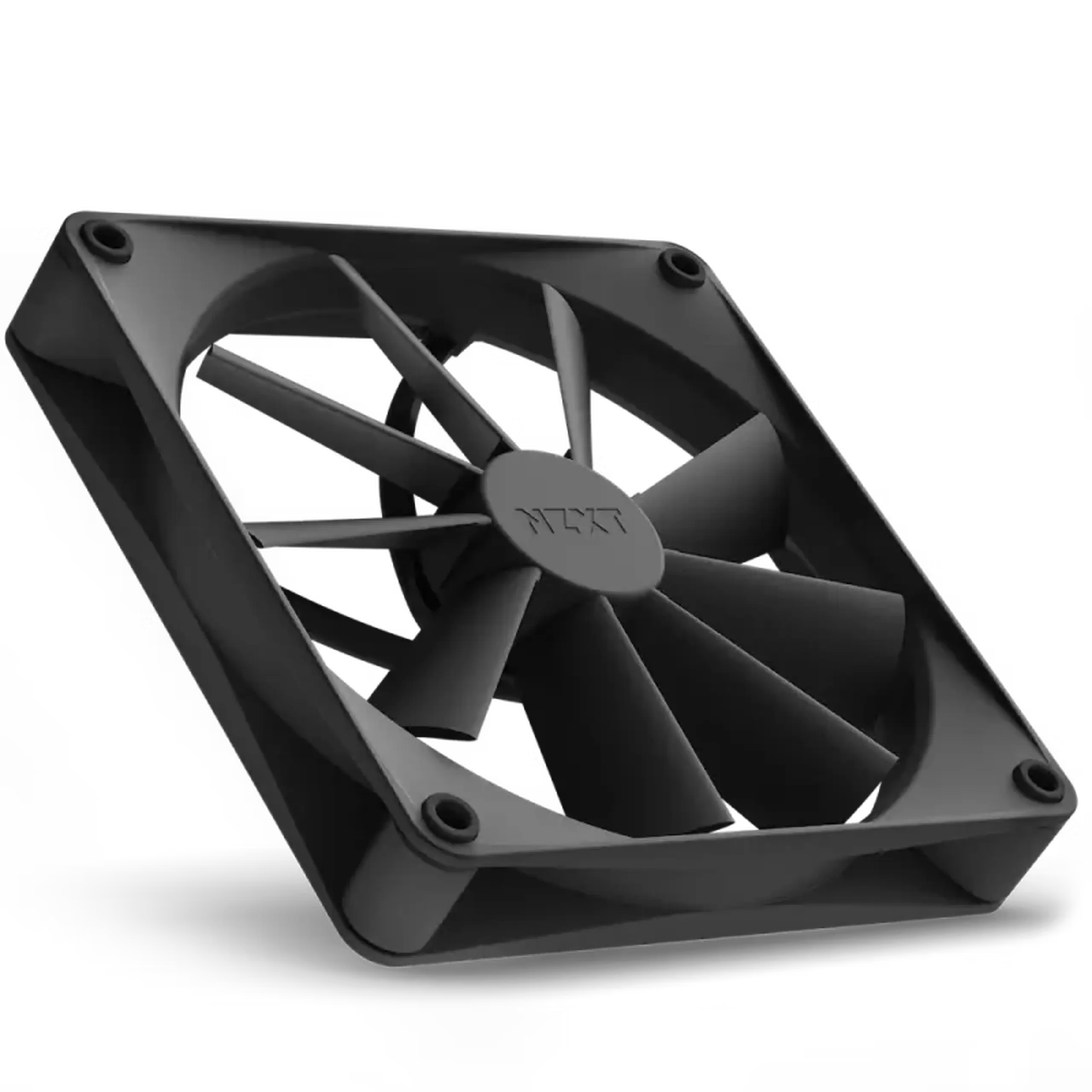 Ventilator carcasa PC NZXT F140Q, 140x140x26mm, 18.7 - 23dB, 42.92 - 101CFM, 500 - 1200RPM, FDB, 4 pini, negru