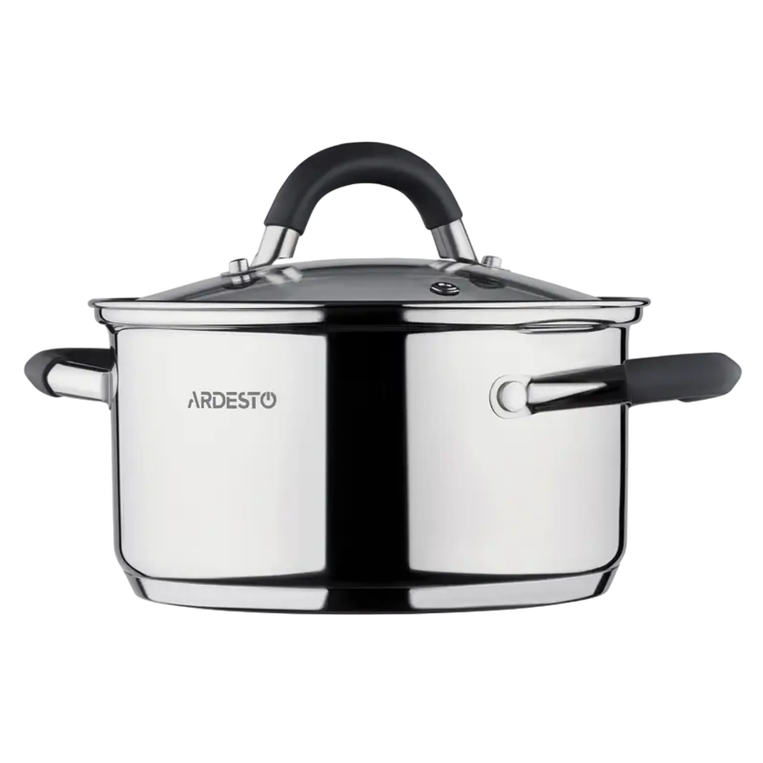 Cratiță Ardesto AR1908CS, 0,8L, 12cm, Oțel inoxidabil