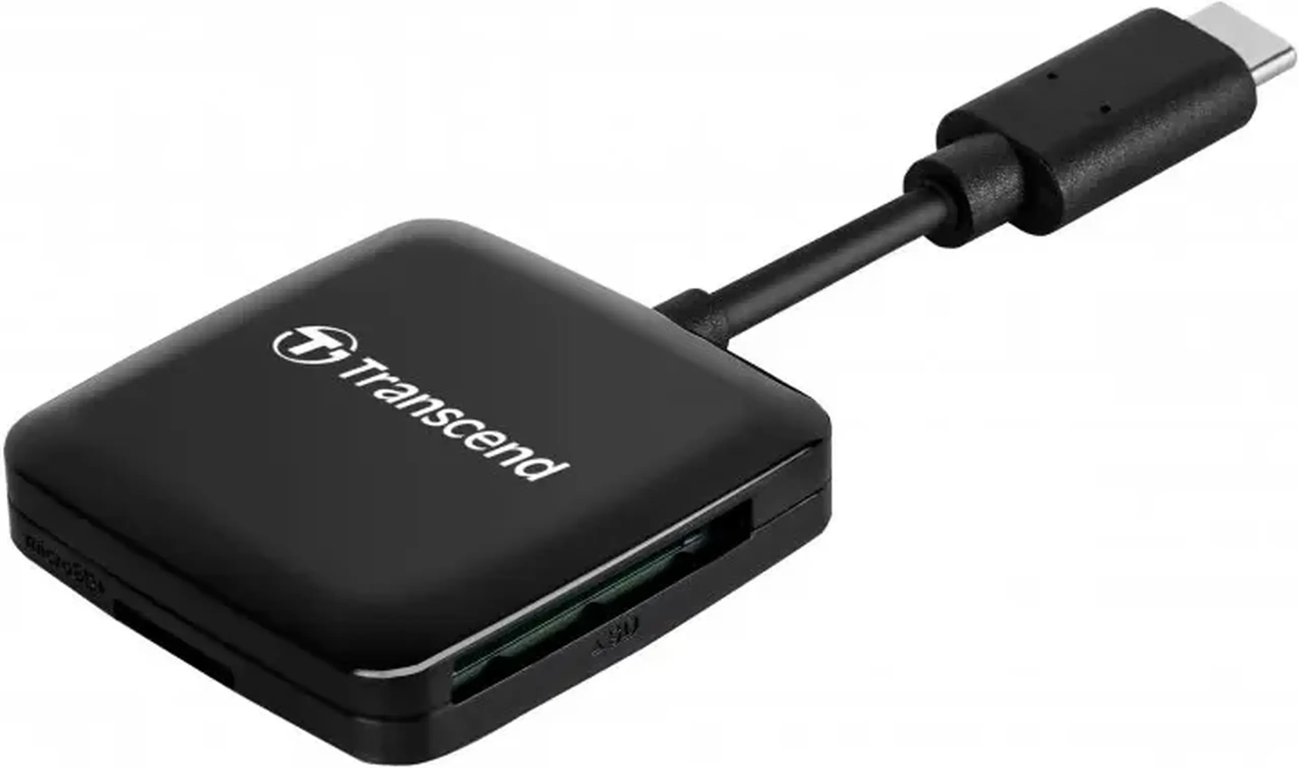 Cititor de carduri Transcend "TS - RDC3" Black, USB3.0 Type - C (1xUSB - C 3.0 la 1x microSD, 1x SD - Card)