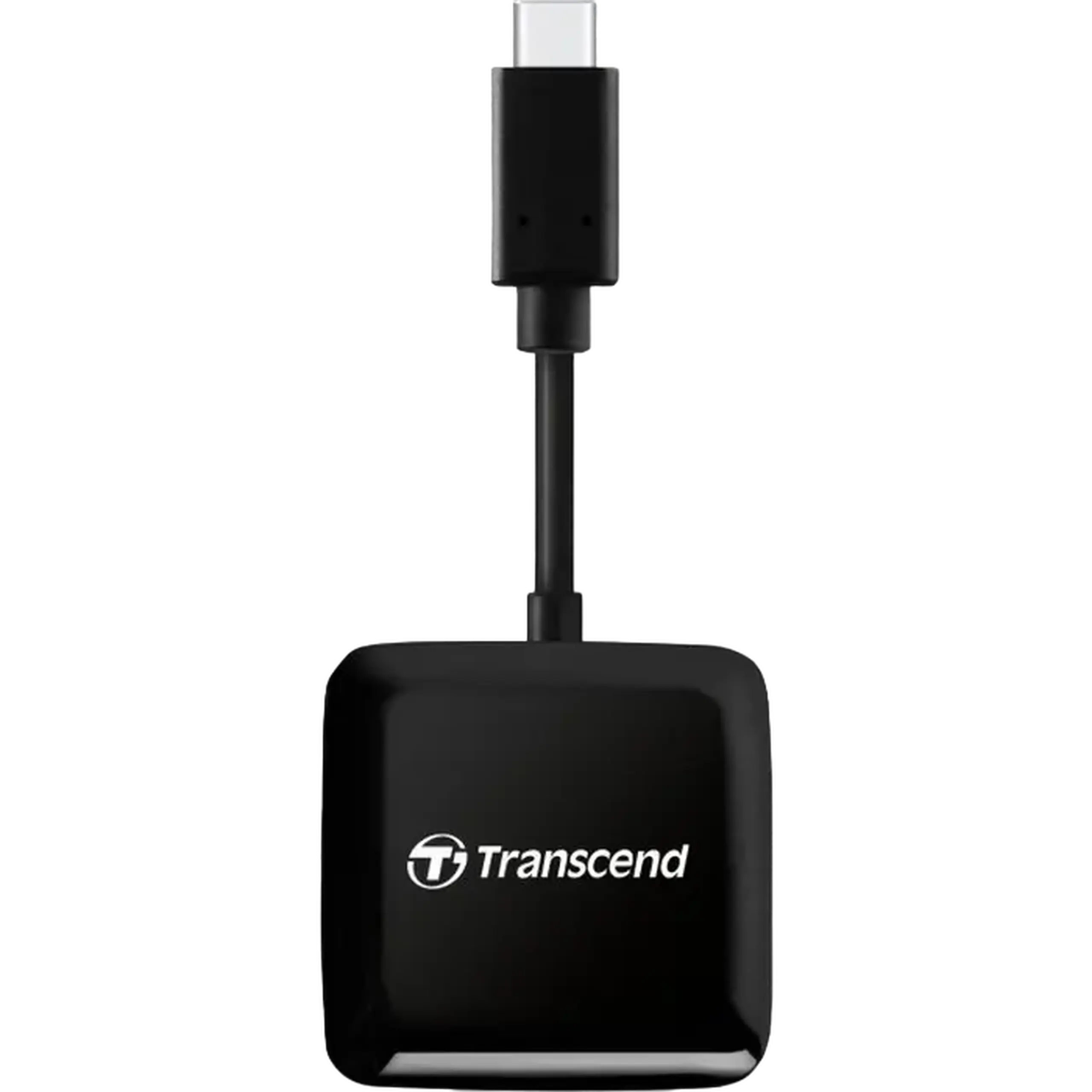 Cititor de carduri Transcend "TS - RDC3" Black, USB3.0 Type - C (1xUSB - C 3.0 la 1x microSD, 1x SD - Card)