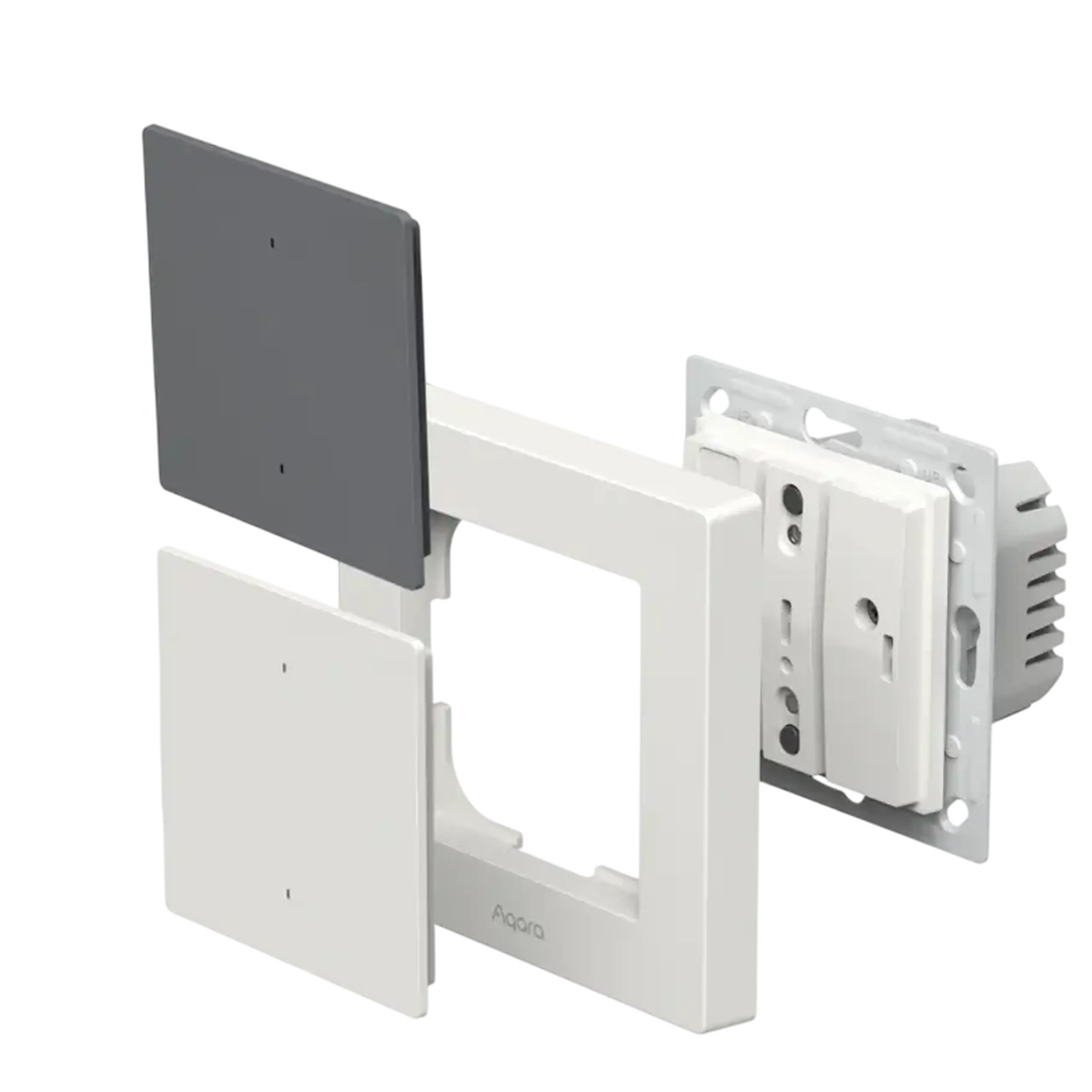 Comutator inteligent AQARA Light Switch H2, Alb