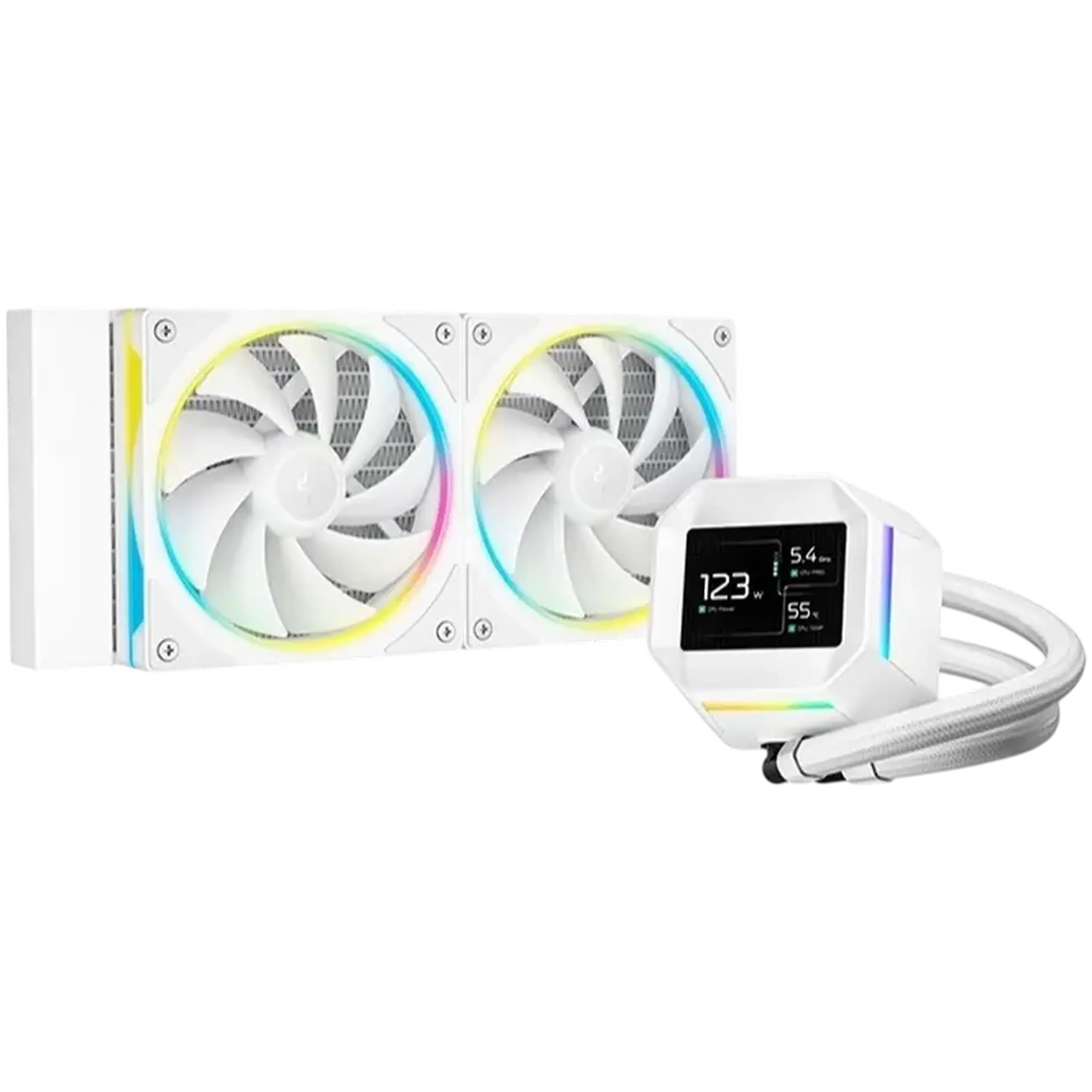 Cooler procesor Deepcool LM240 WH