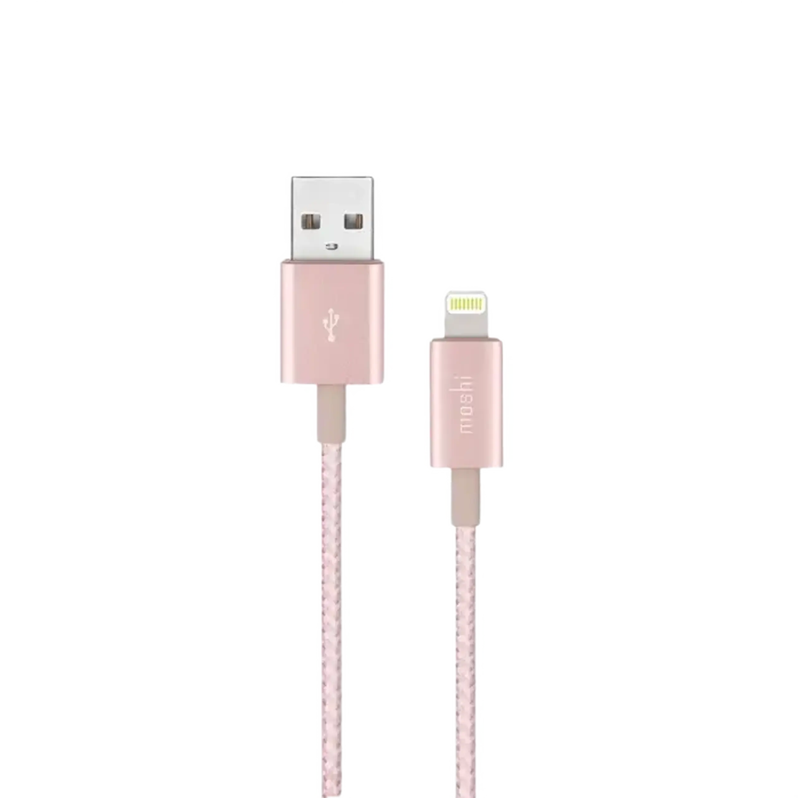 Cablu încărcare și sincronizare Moshi iPhone Lighting USB Cable, USB Type-A/Lightning, 1,2m, Roz