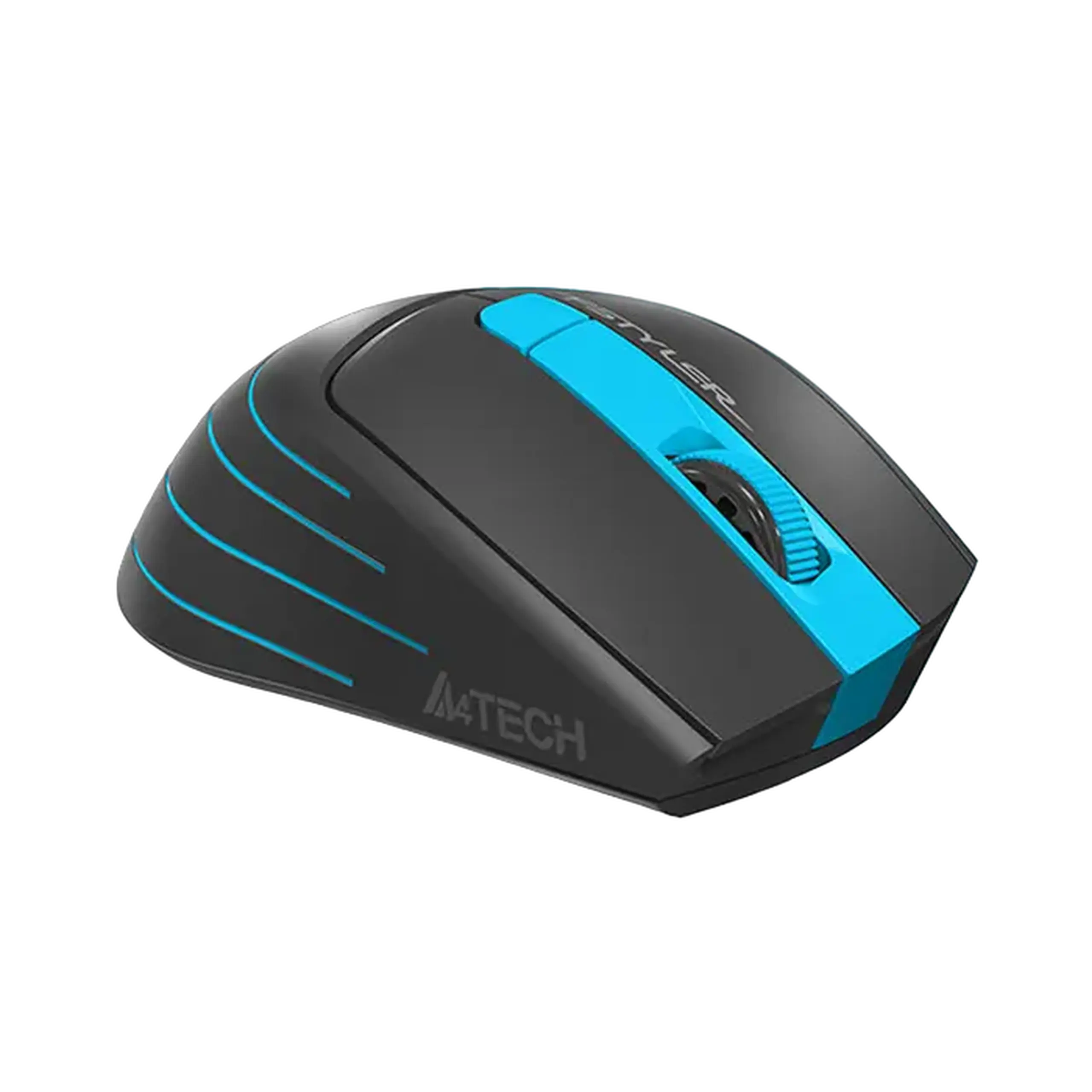 Mouse Wireless A4Tech FG30S, Gri/Albastru