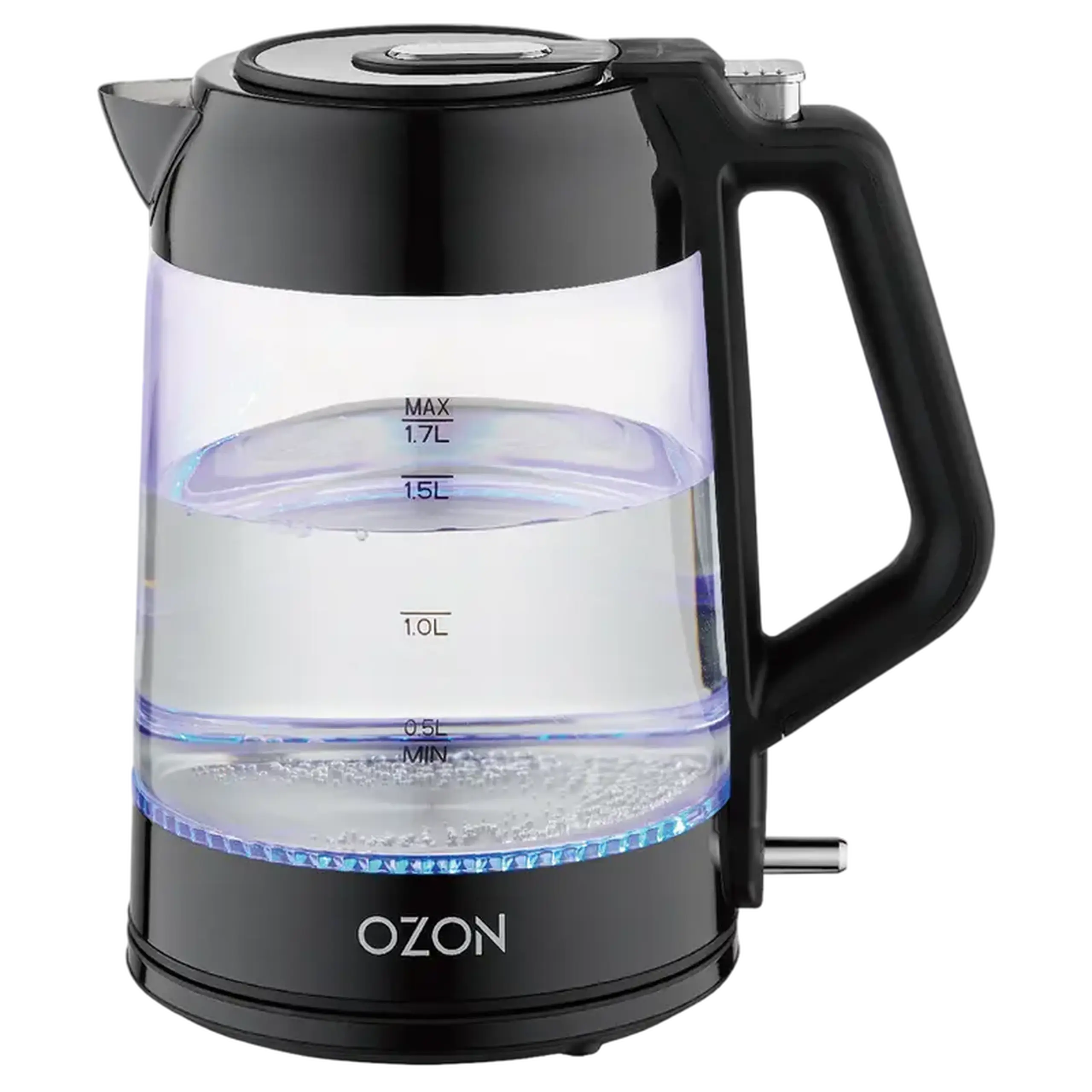 Fierbător electric OZON EKC-1705A-GS, Negru