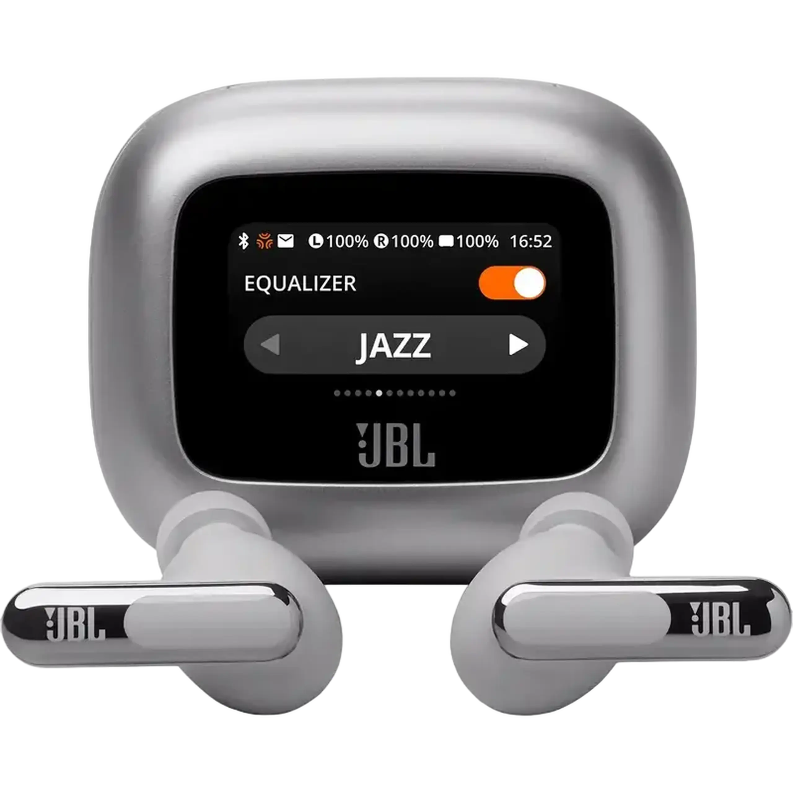 Căști JBL LIVE Beam 3, Argintiu