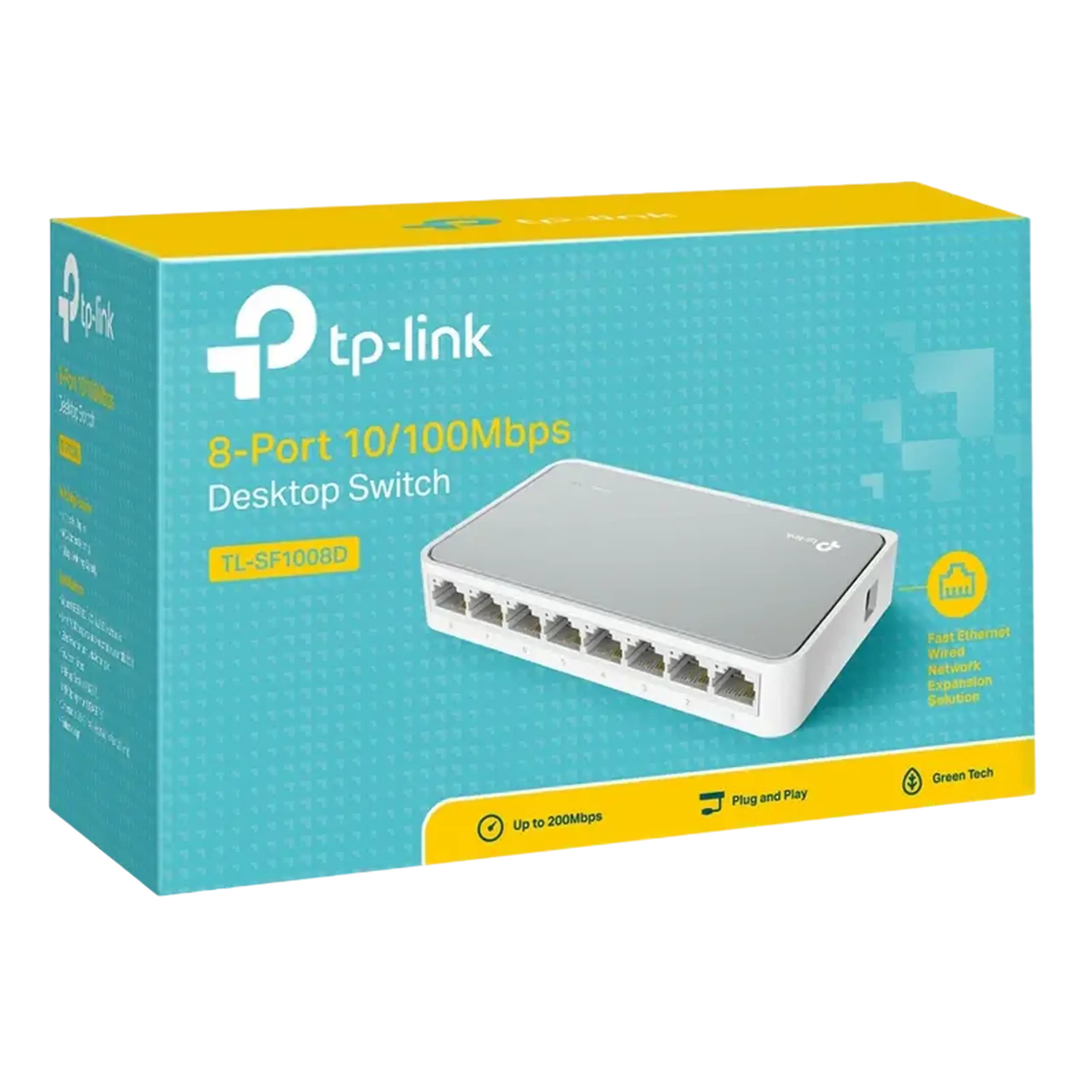 Switch de rețea TP-LINK TL-SF1008D, 8x 10/100 Mbps