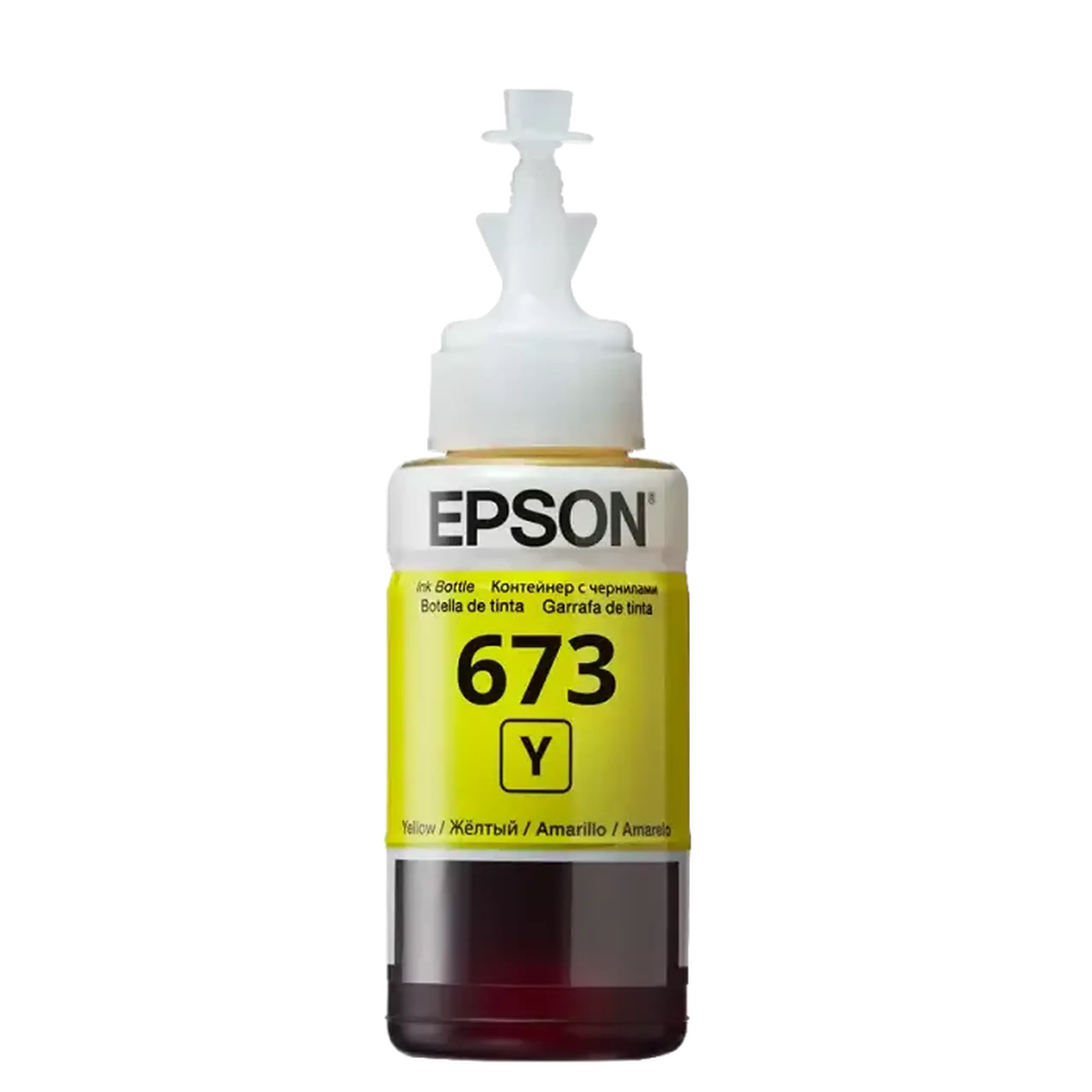 Recipient de cerneală Epson T673, 70ml, Galben