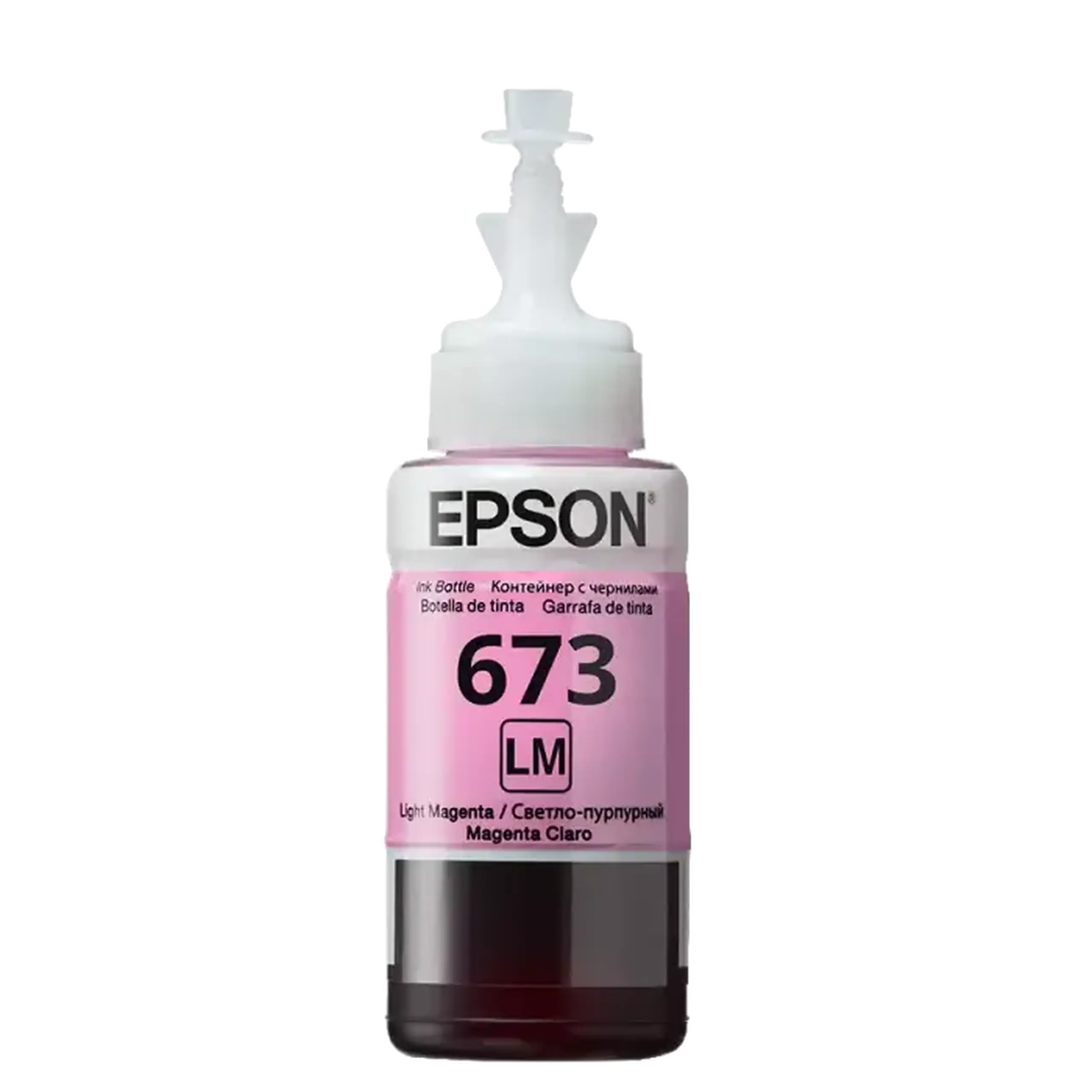 Recipient de cerneală Epson T673, 70ml, Magenta Deschisa
