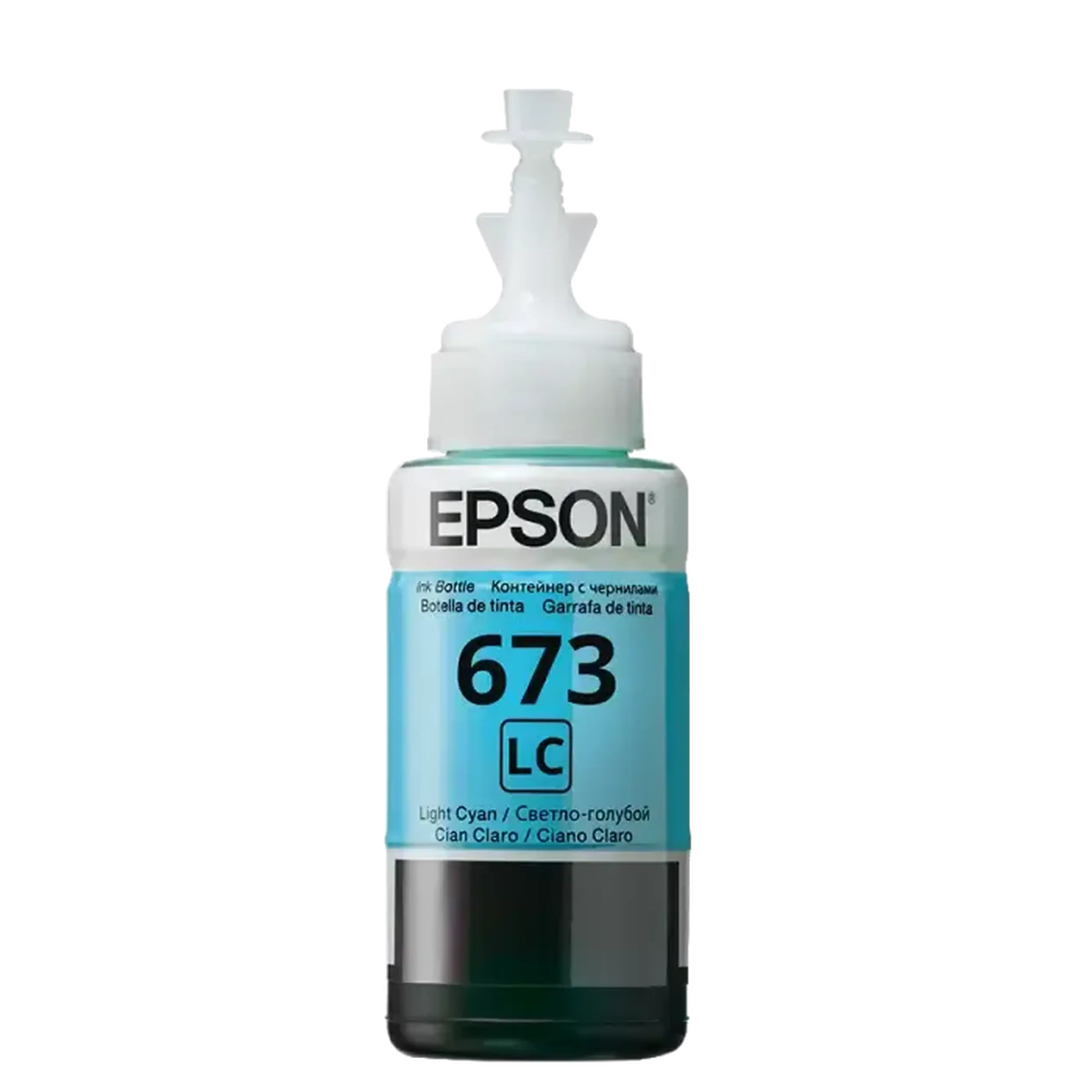 Recipient de cerneală Epson T673, 70ml, Albastru Deschis