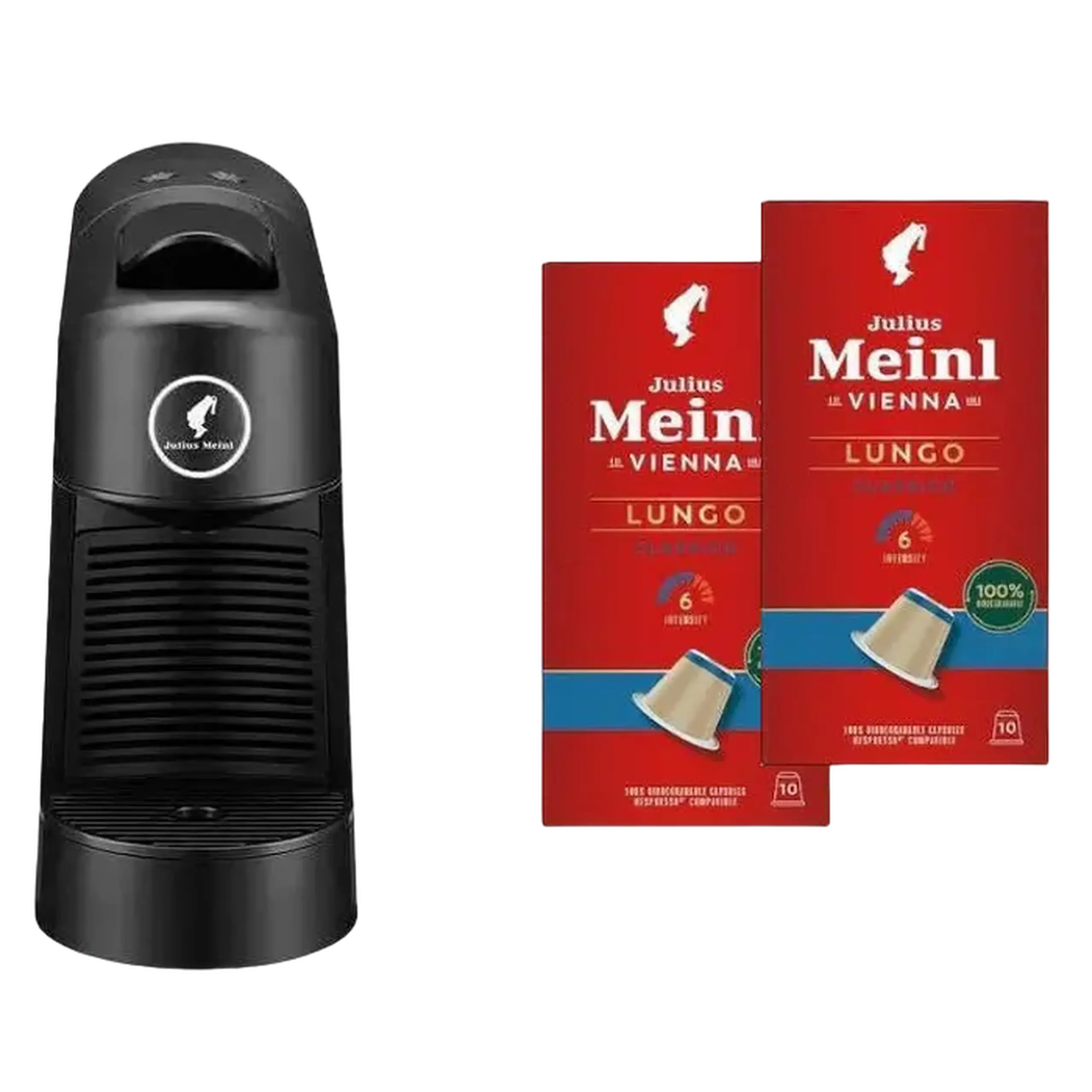 Cafetieră cu capsule Julius Meinl Inspresso Pinta, 1400W, Negru