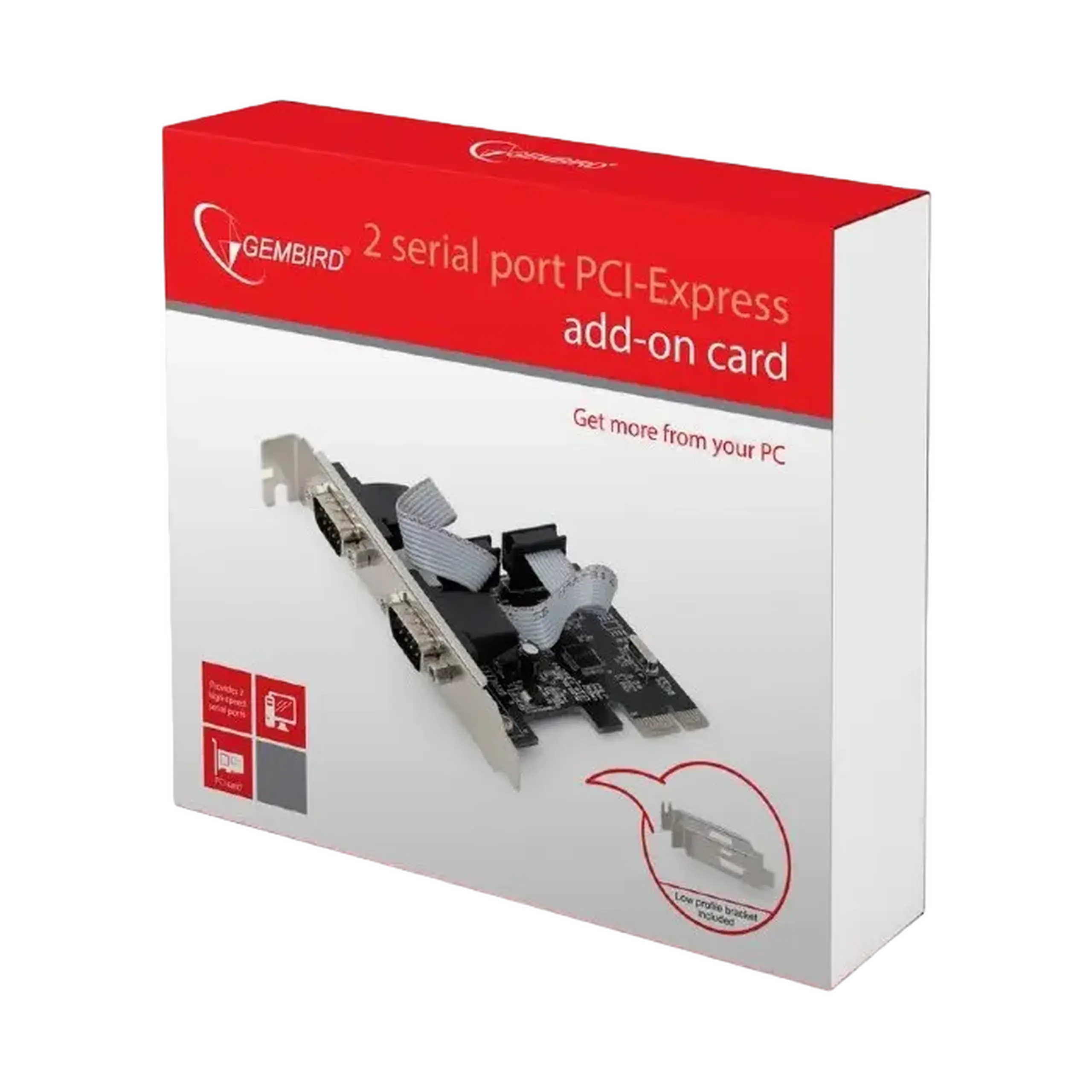 Placă de extensie PCI-Express Gembird SPC-22, Negru