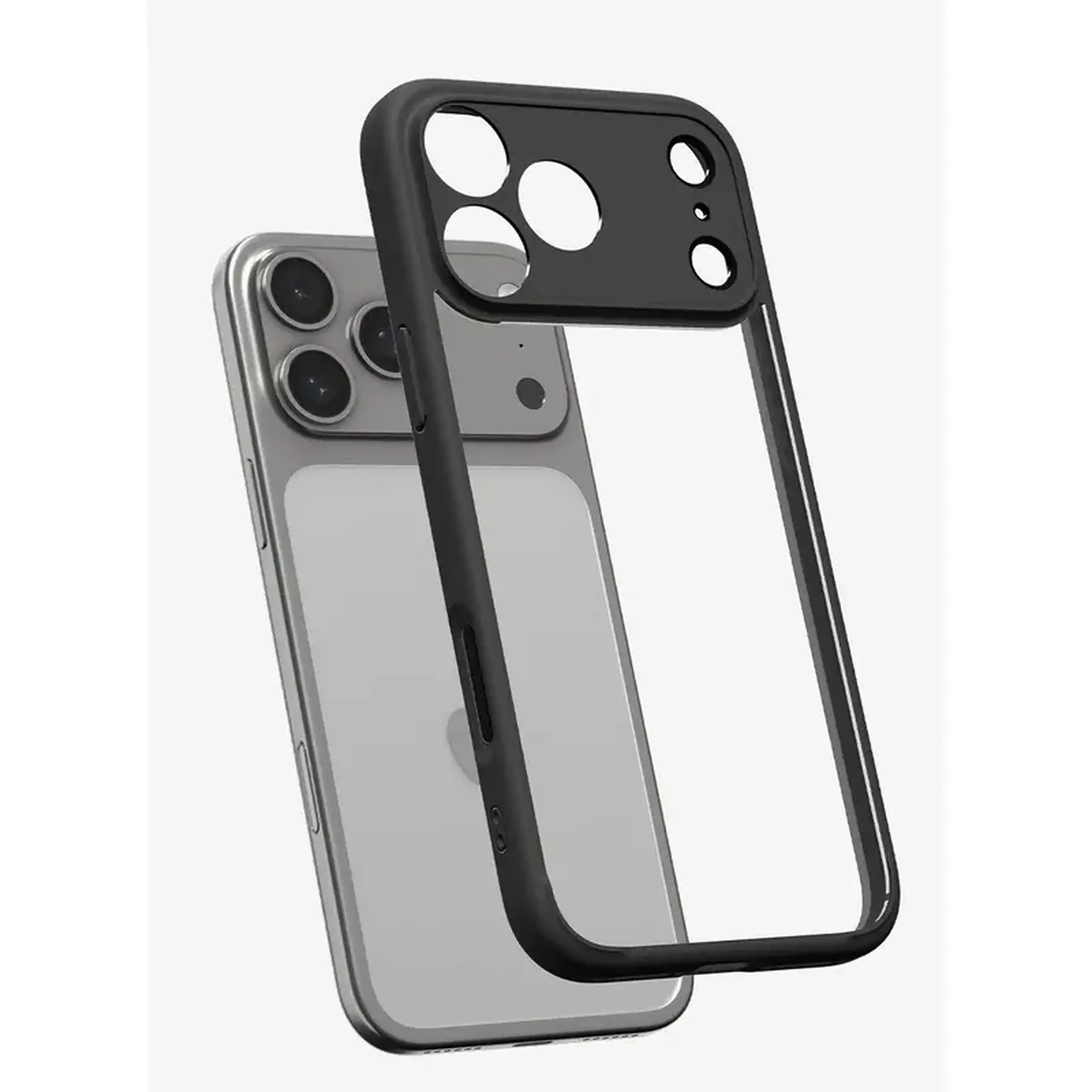Husă Spigen Hybrid pentru Apple iPhone 17 Pro, Negru mat