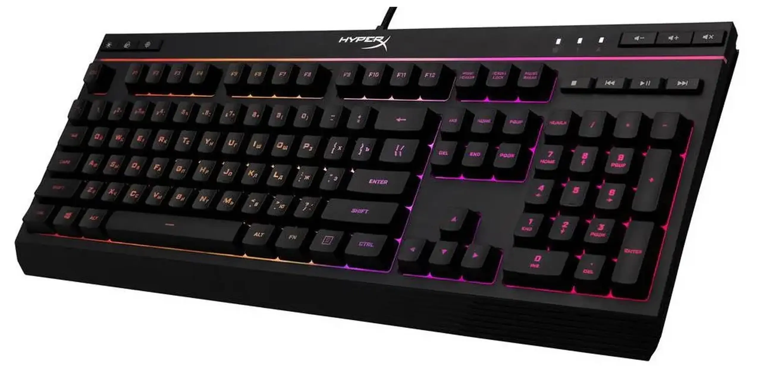 Tastatură HyperX Alloy Core RGB, Cu fir, Negru