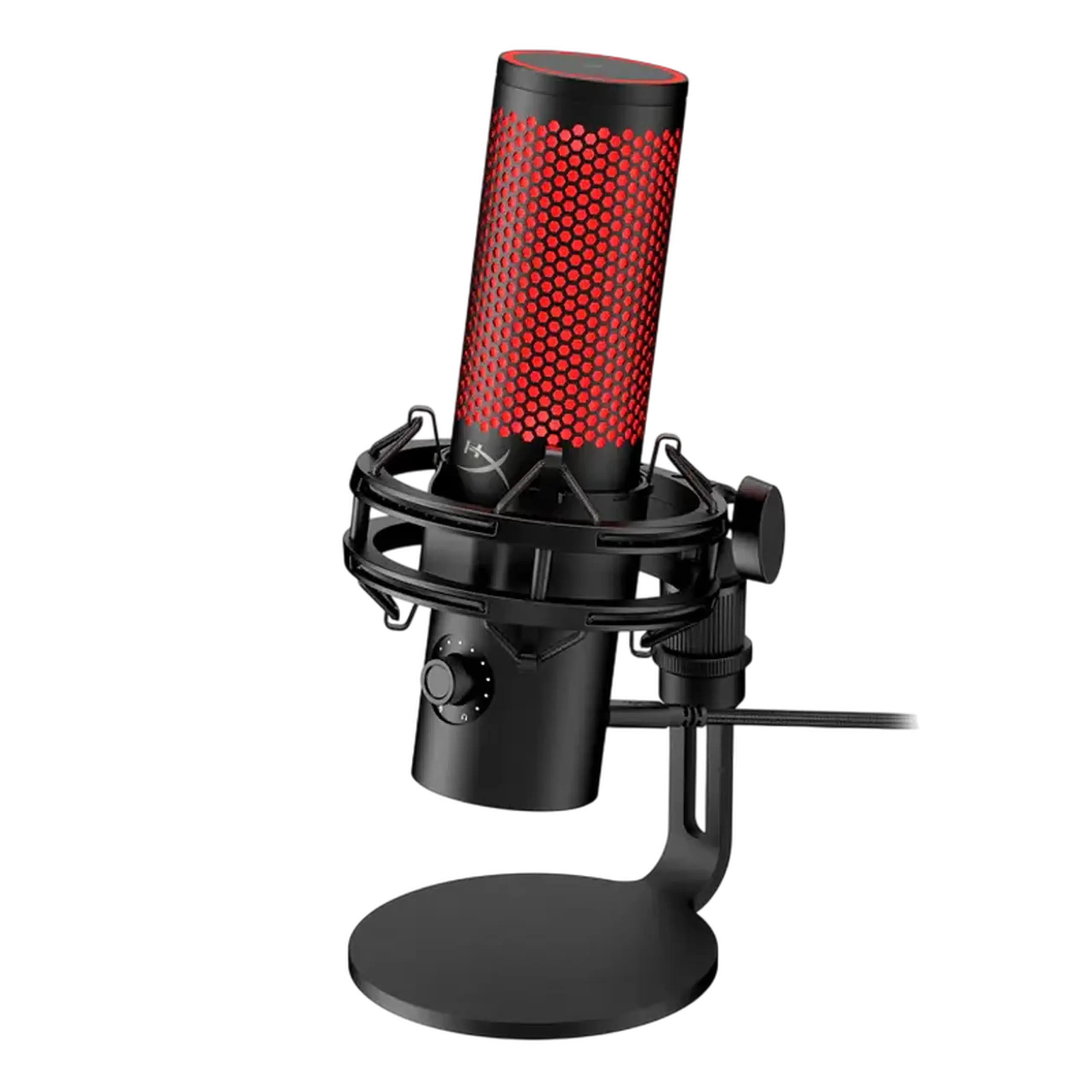 Microfon Gaming HyperX QuadCast 2, Cu fir, Negru