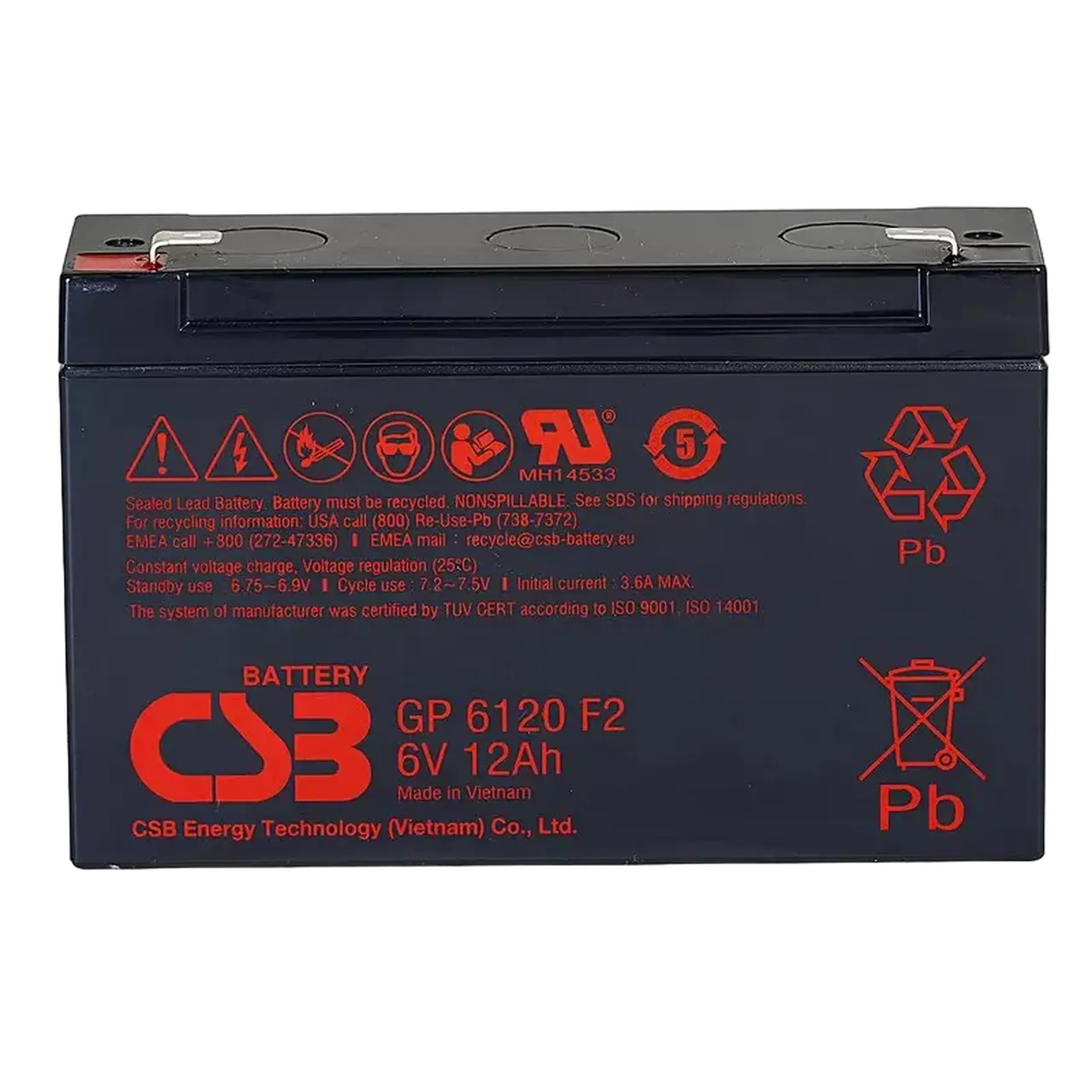 Acumulator UPS Power GP, 6V, 12Ah