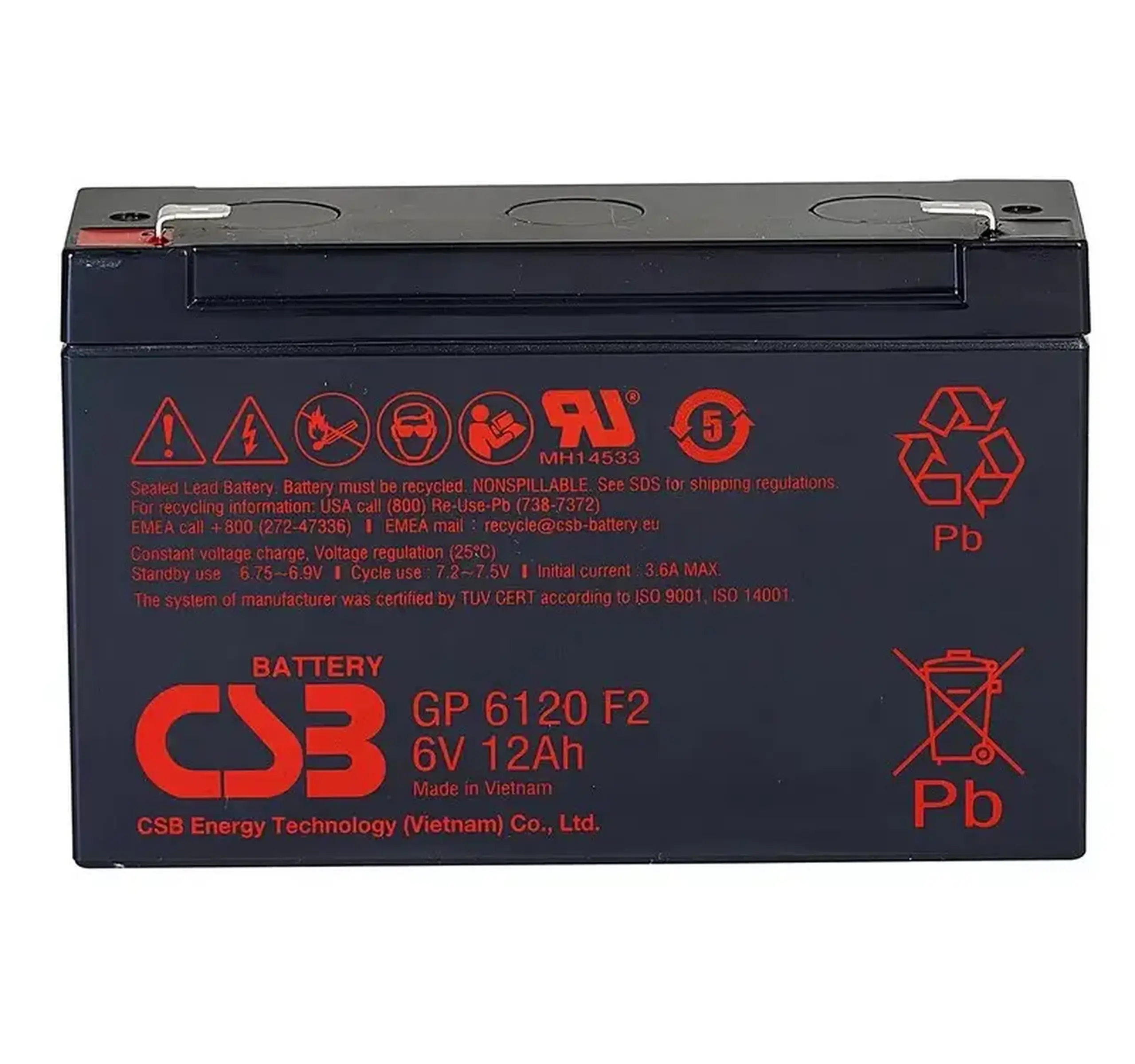 Acumulator UPS Power GP, 6V, 12Ah