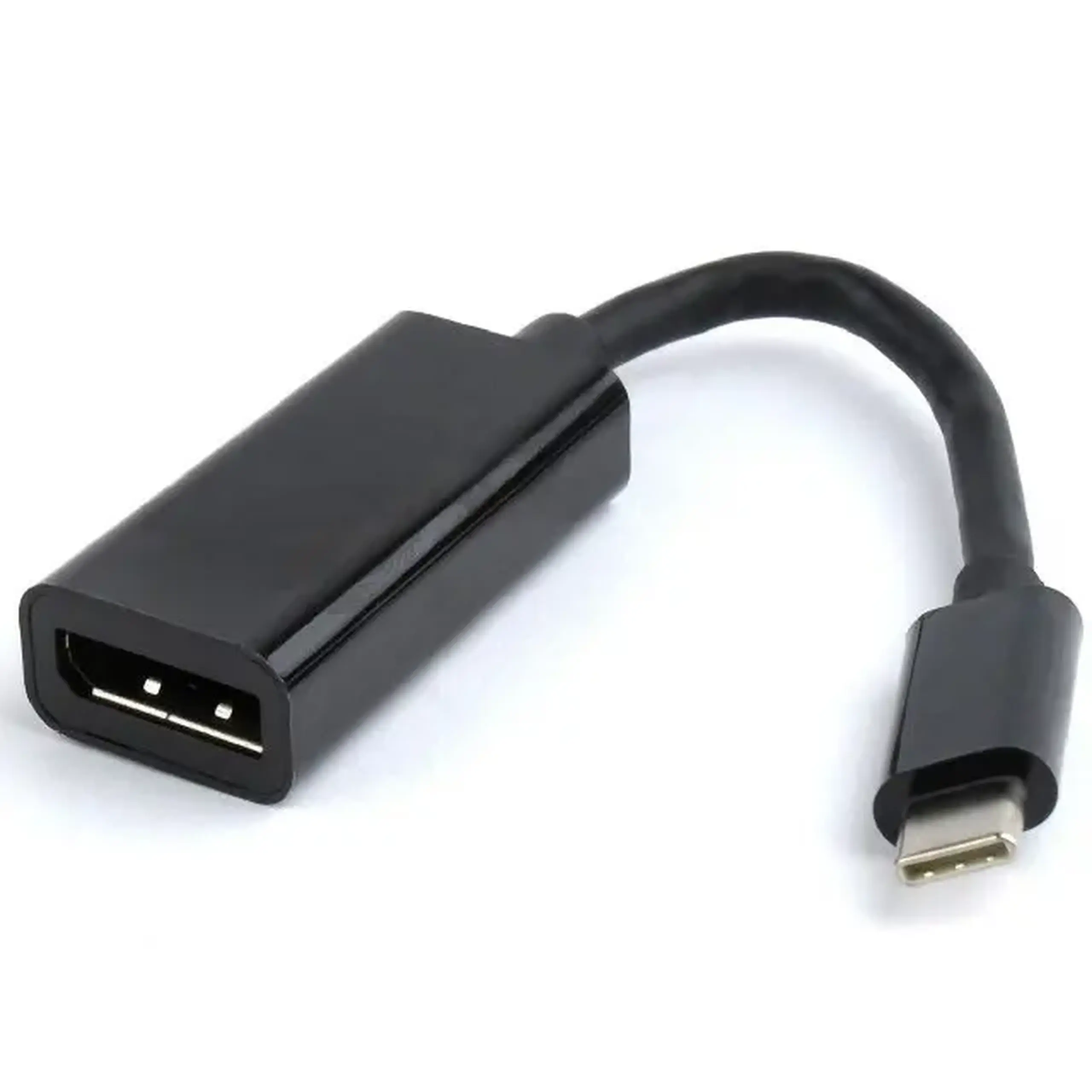 Adaptor Video Cablexpert A-CM-DPF-01, Type-C - DisplayPort (F), 0,15m, Negru