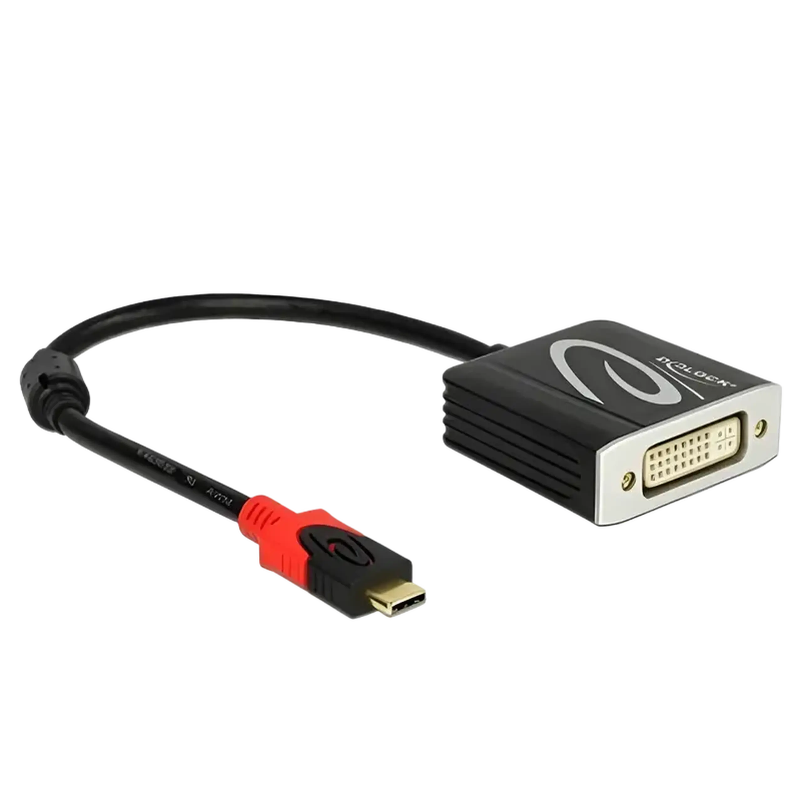 Adaptor Video APC Electronic APC-631003, Type-C - DVI-D (F), 0,1m, Negru