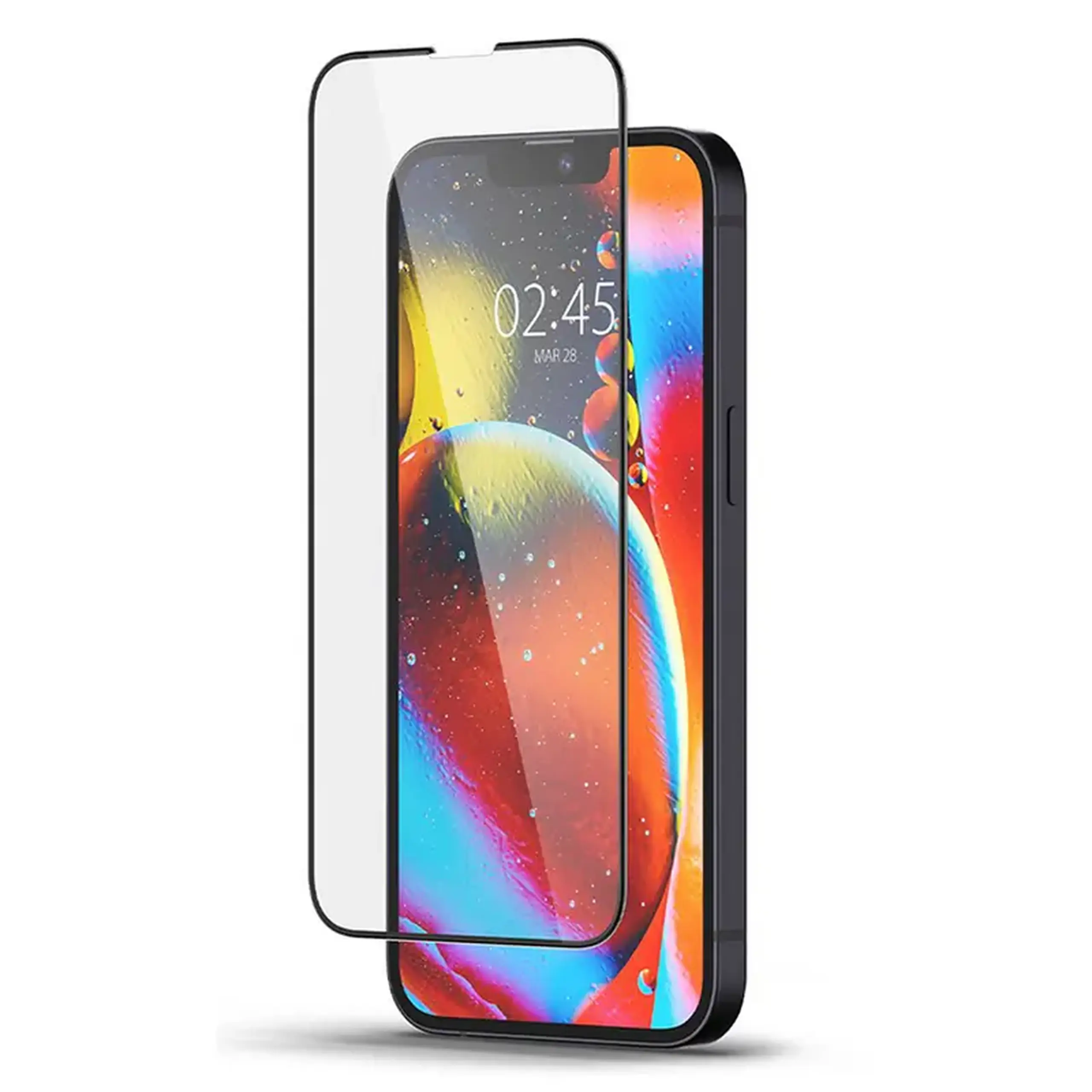 Sticlă de protecție Spigen iPhone 14 Plus, Glass FC, Negru