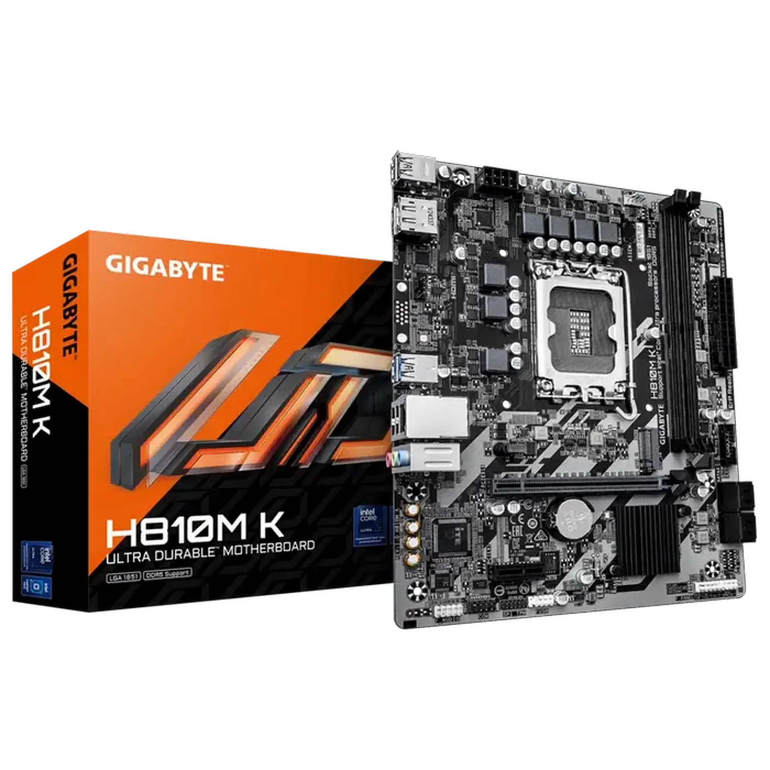 Placă de bază Gigabyte H810M K, LGA1851, Intel H810, Micro-ATX
