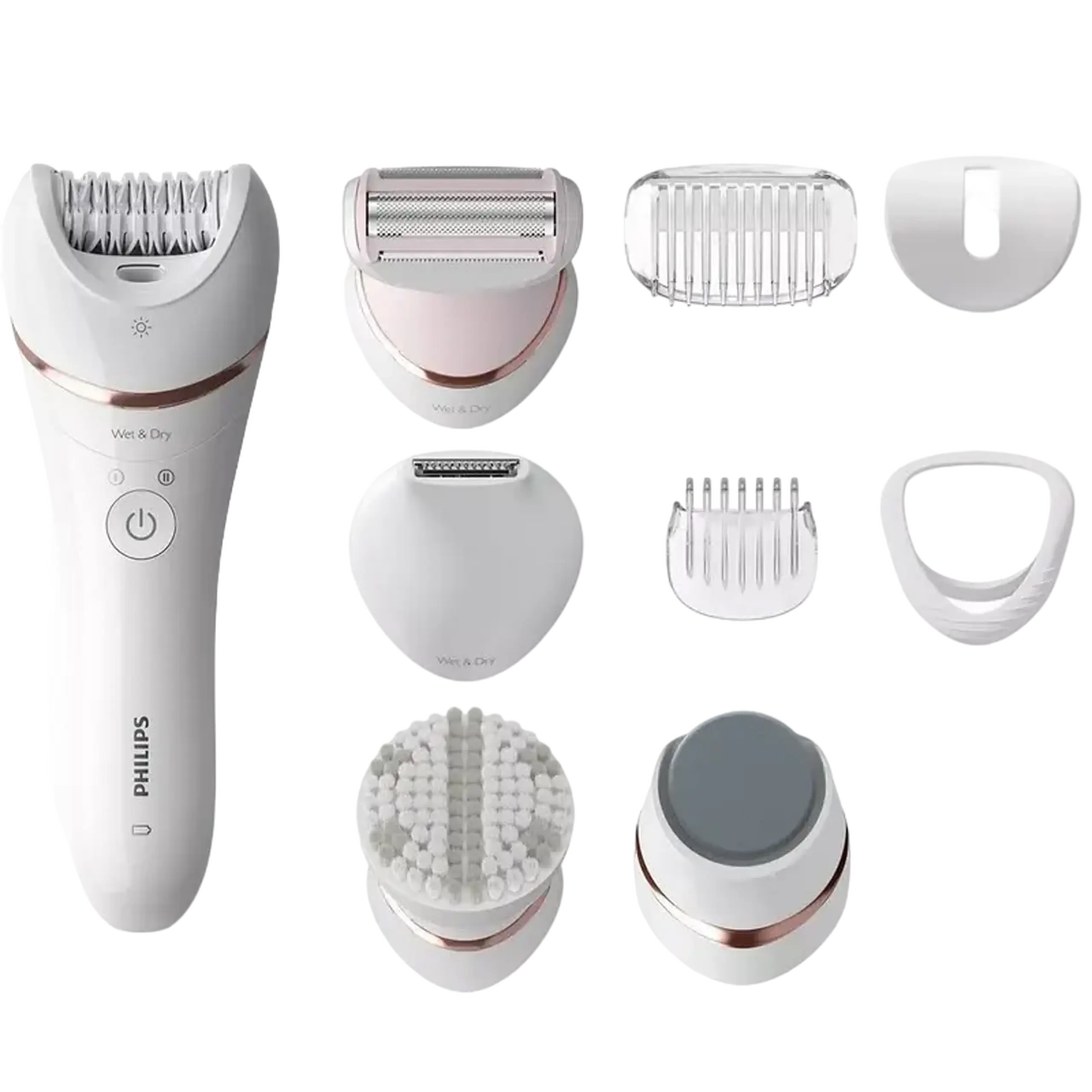 Epilator PHILIPS BRE740/10, Alb