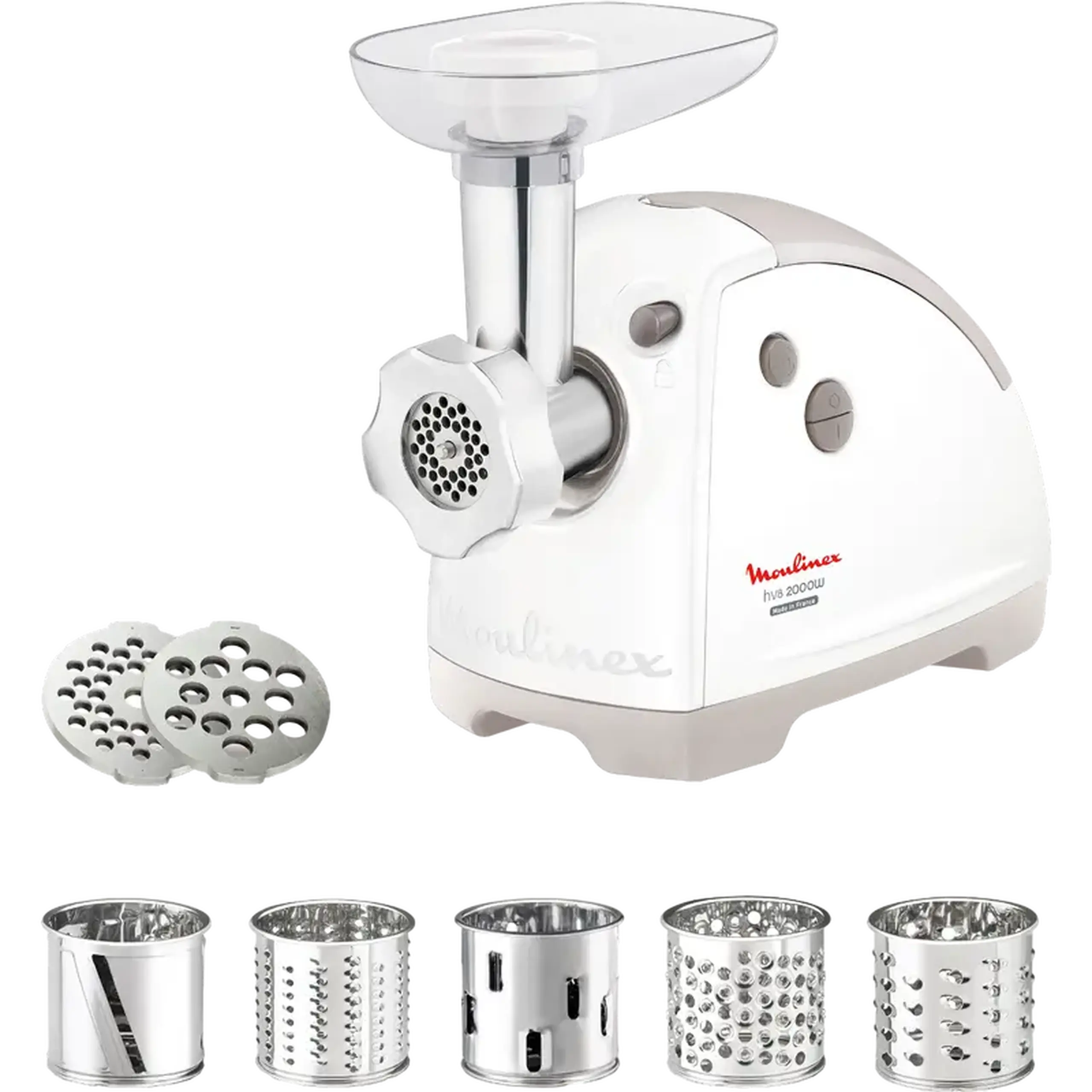 Mașină de tocat carne Moulinex HV8 ME626132, Alb