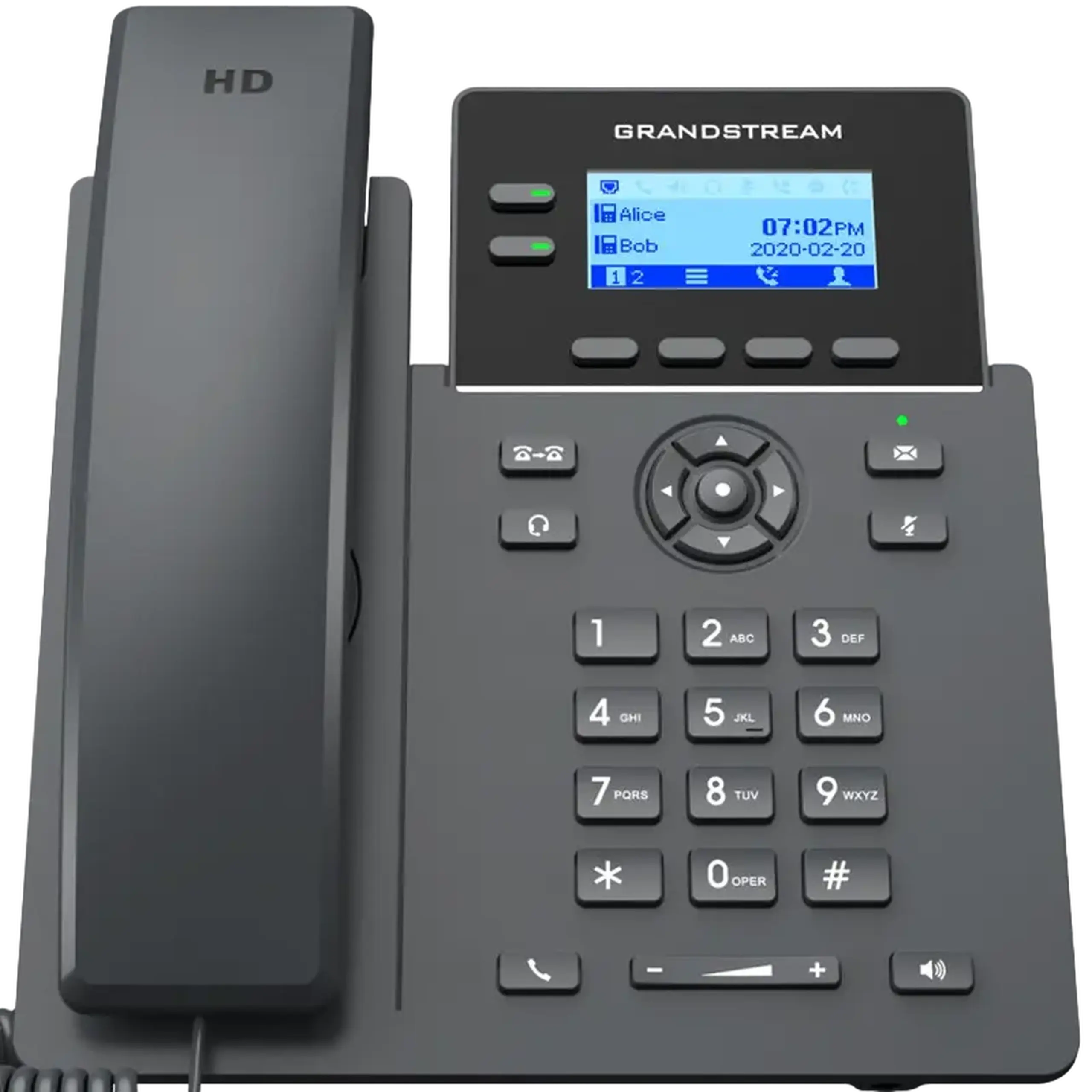 Telefon IP Grandstream GRP2602, Negru