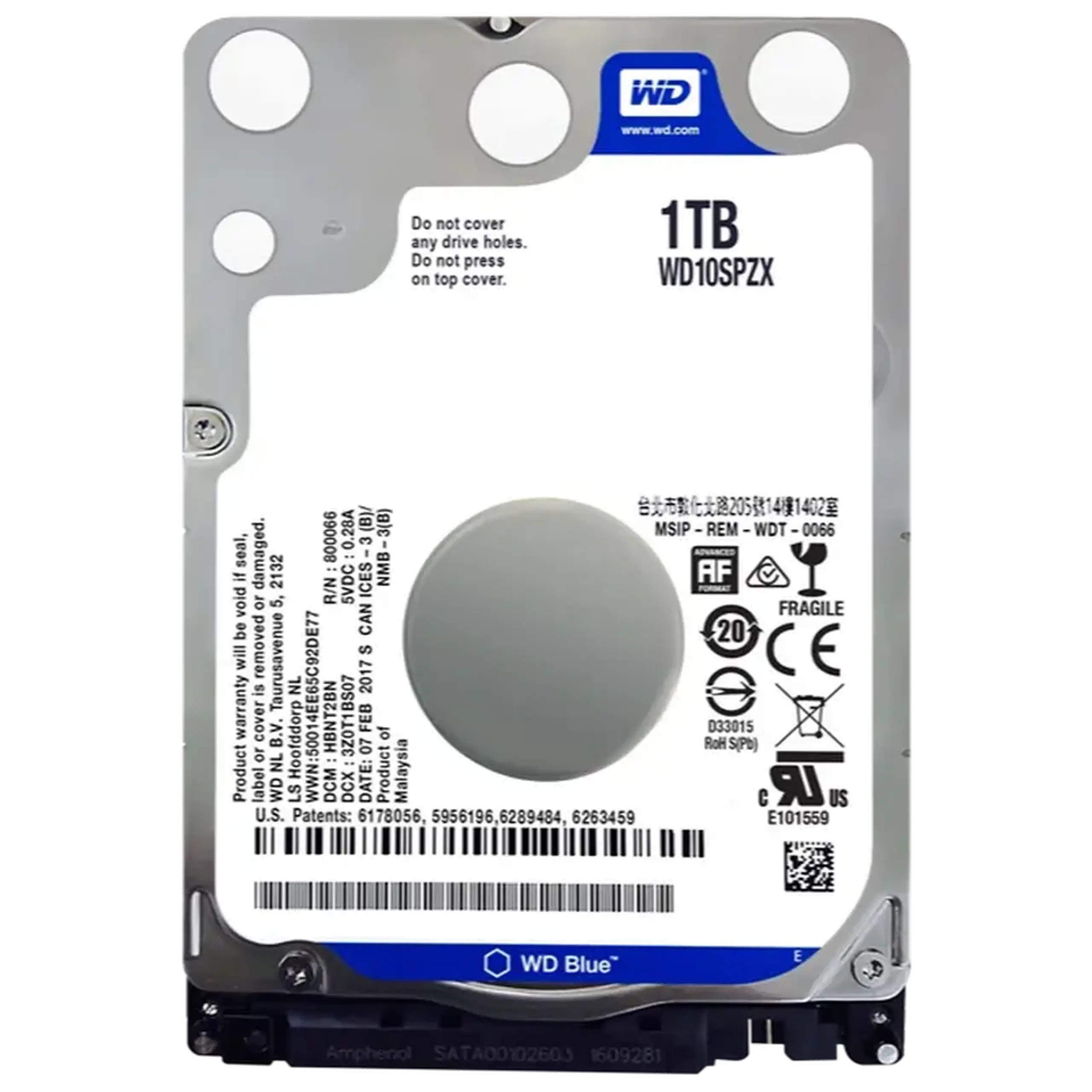 Unitate HDD Western Digital WD Red, 2.5"/7 mm, 1 TB <WD10SPZX>