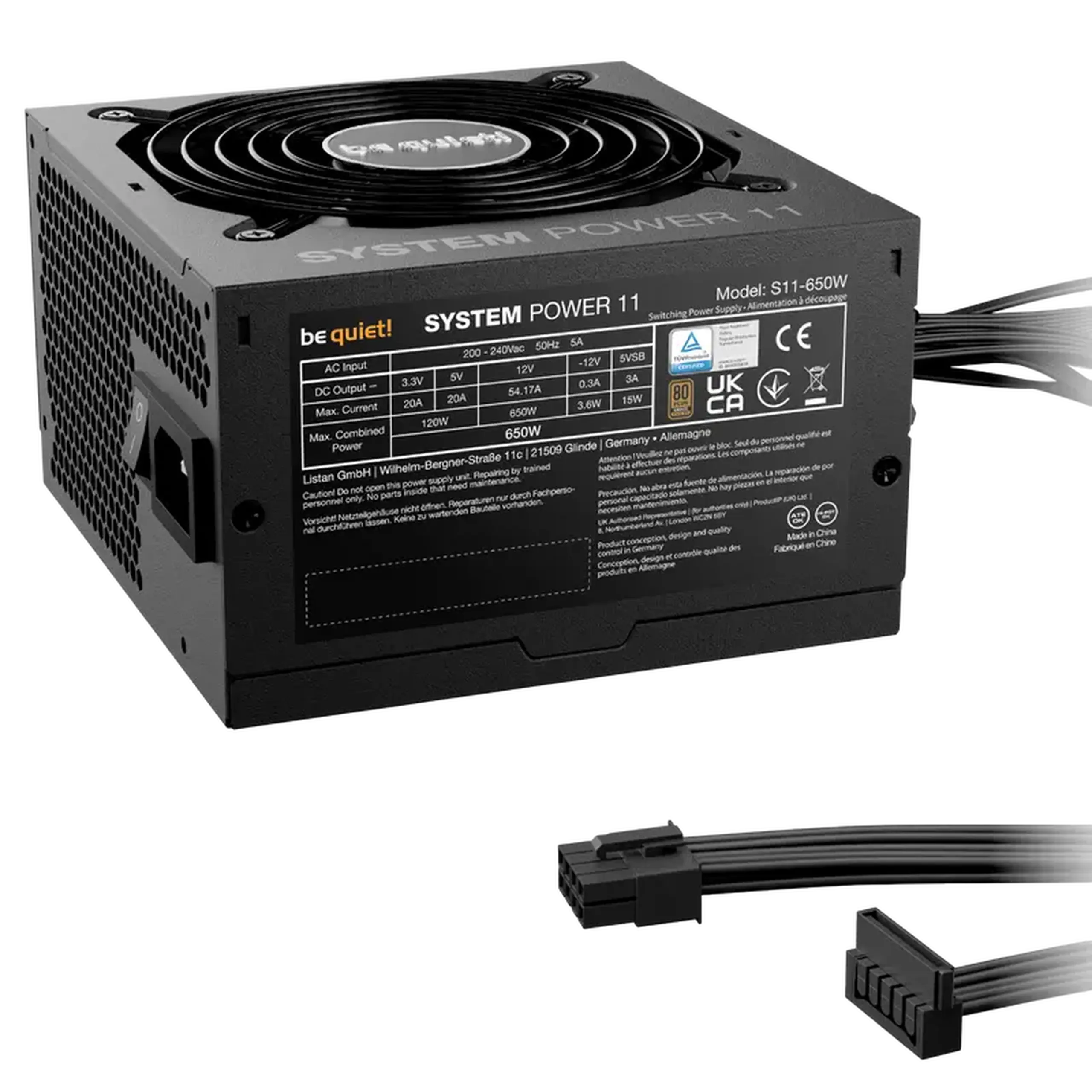Sursă Alimentare PC be quiet! SYSTEM POWER 11, 650W, ATX