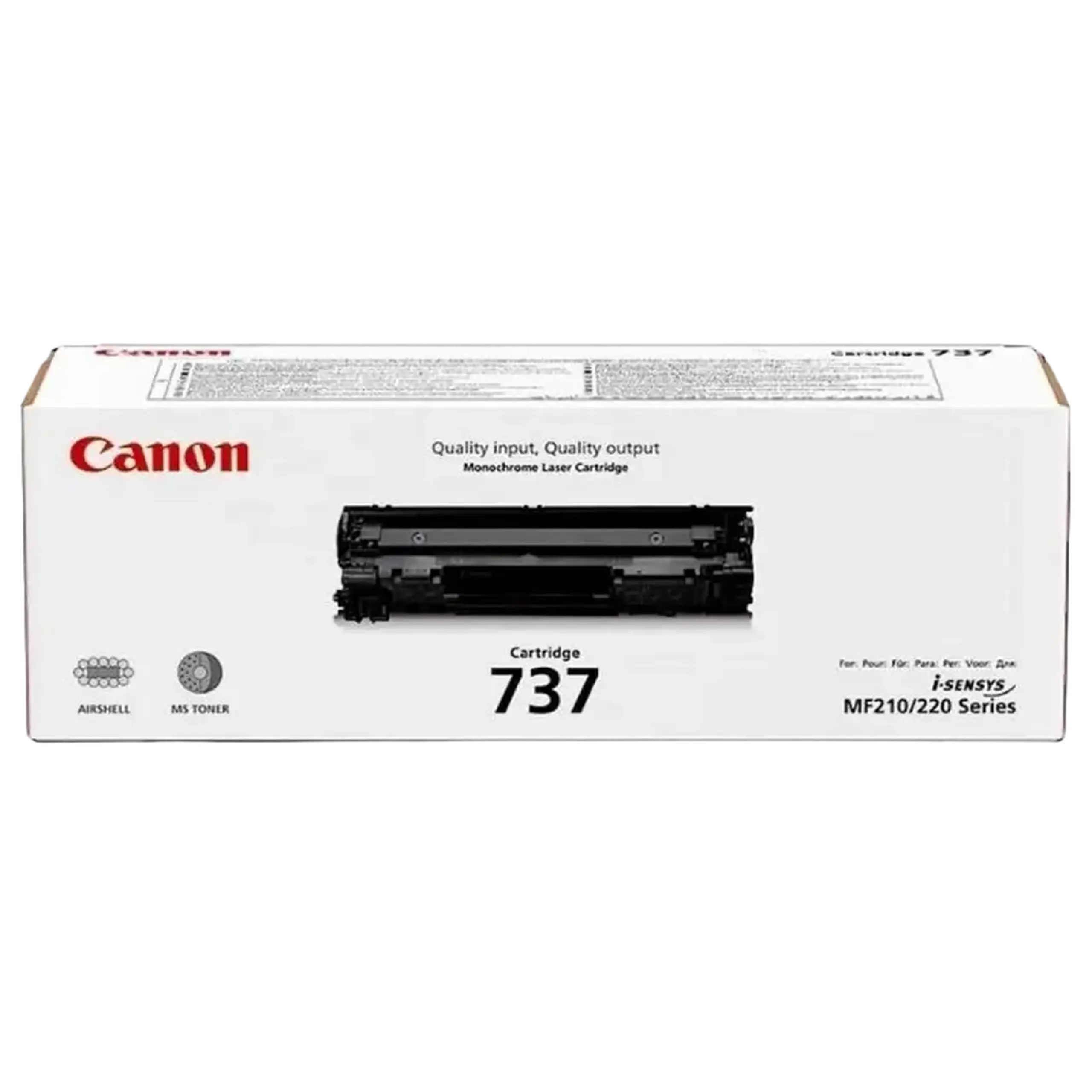 Cartuş Canon 737, Negru