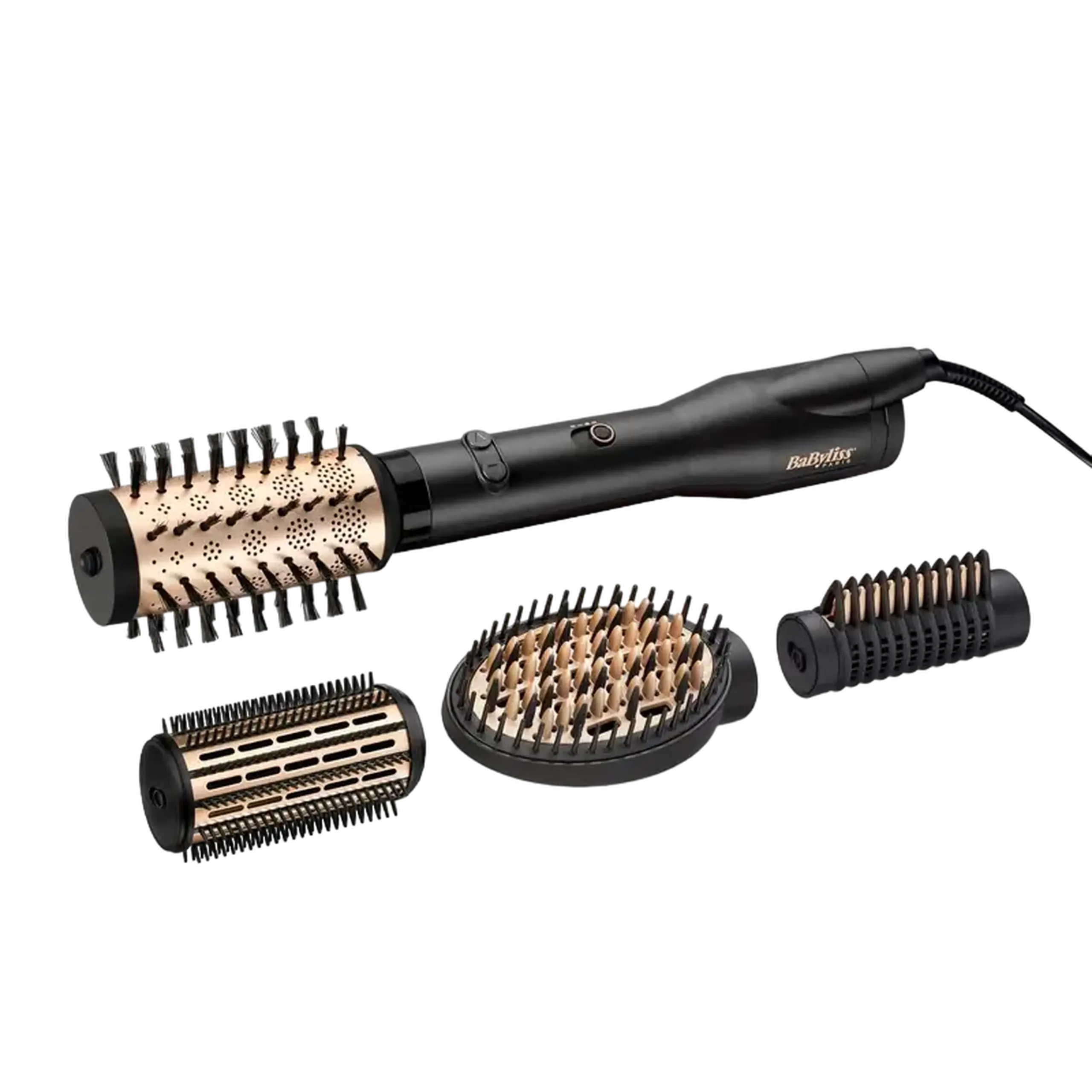 Uscător de păr-perie BaByliss Big Hair Luxe AS970E, 650 W, Negru