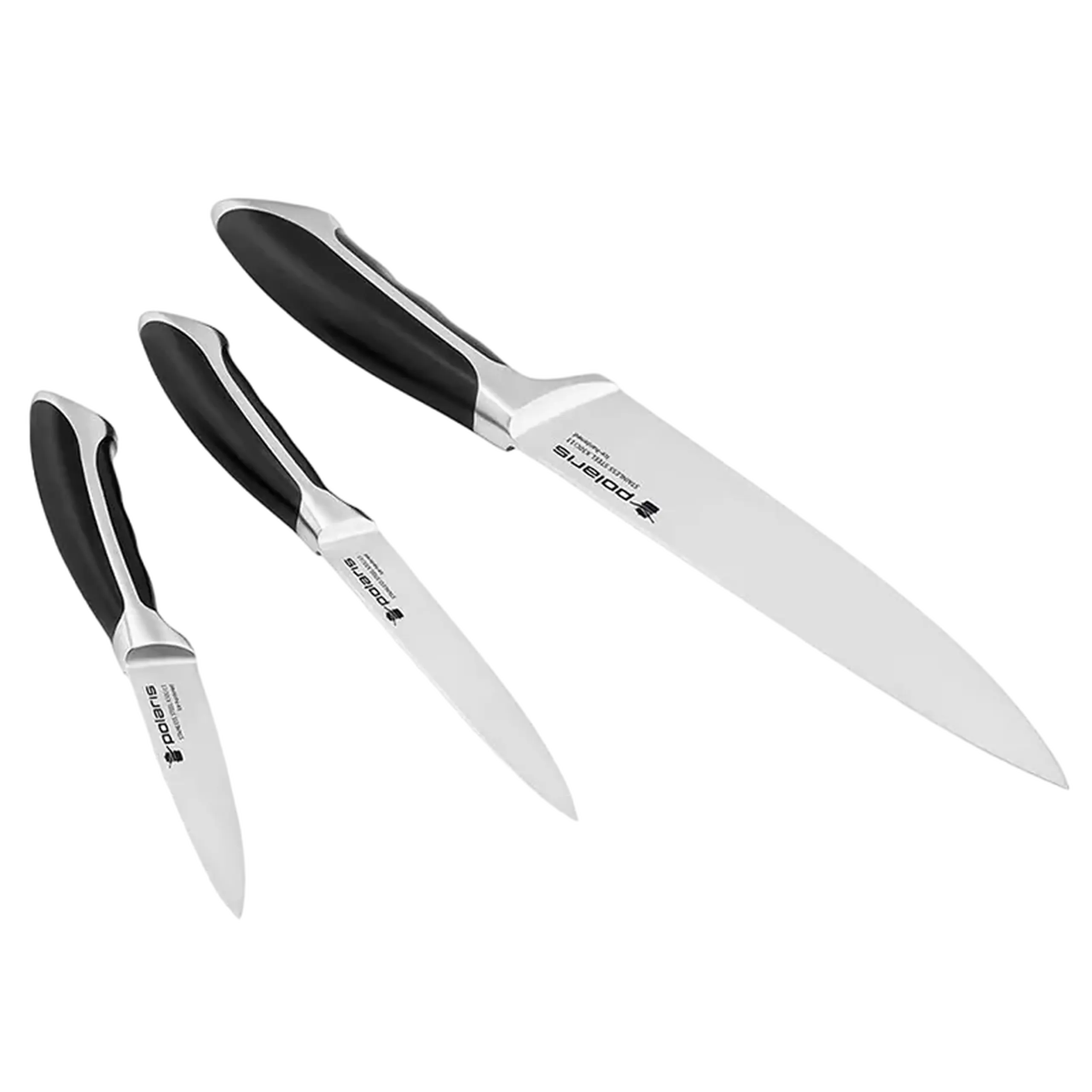 Set de Cuțite Polaris Millennium-3SS, Negru