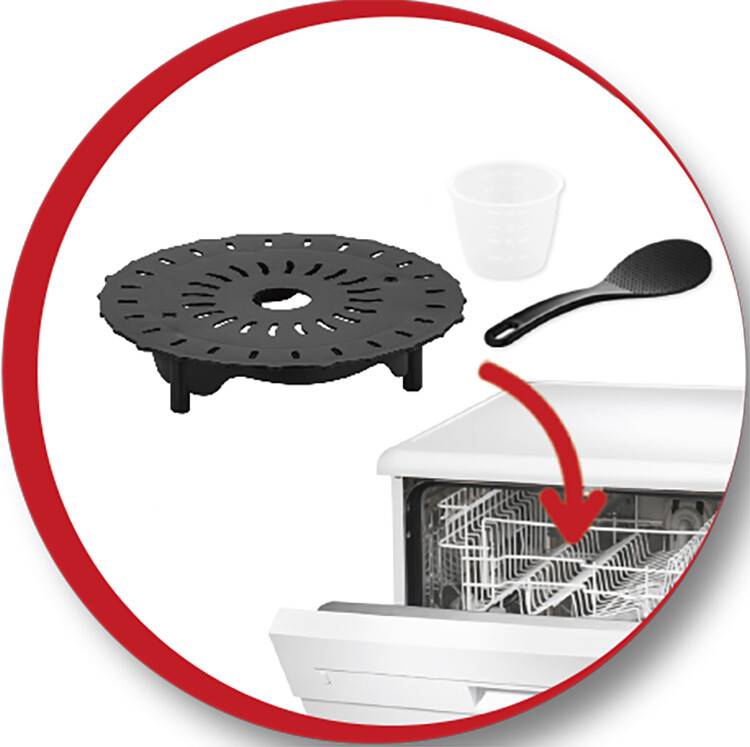 Aparat de gătit multifuncțional sub presiune Moulinex CE5A0F34, Cafeniu
