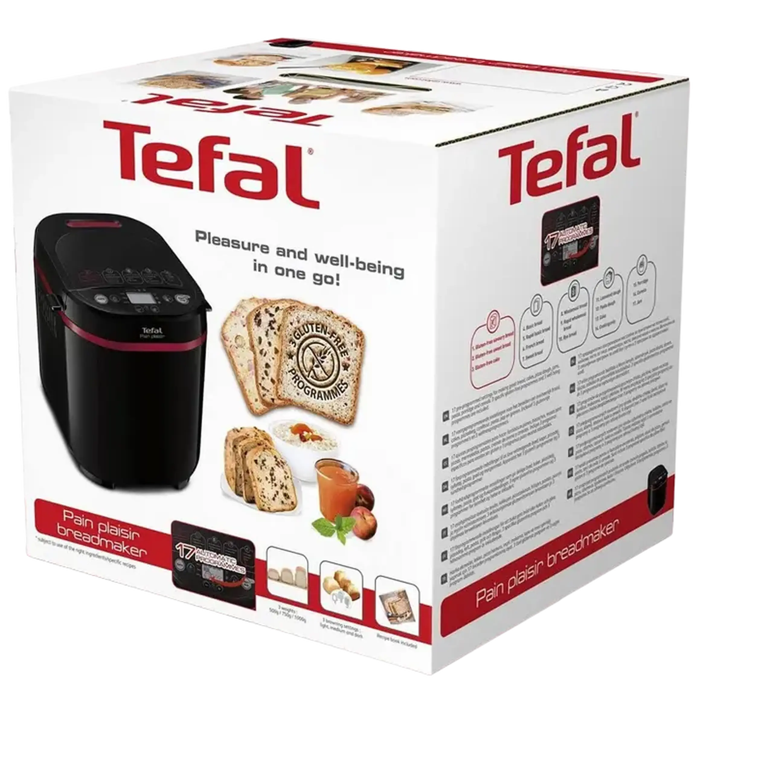 Mașină de pâine Tefal PF220838, Negru