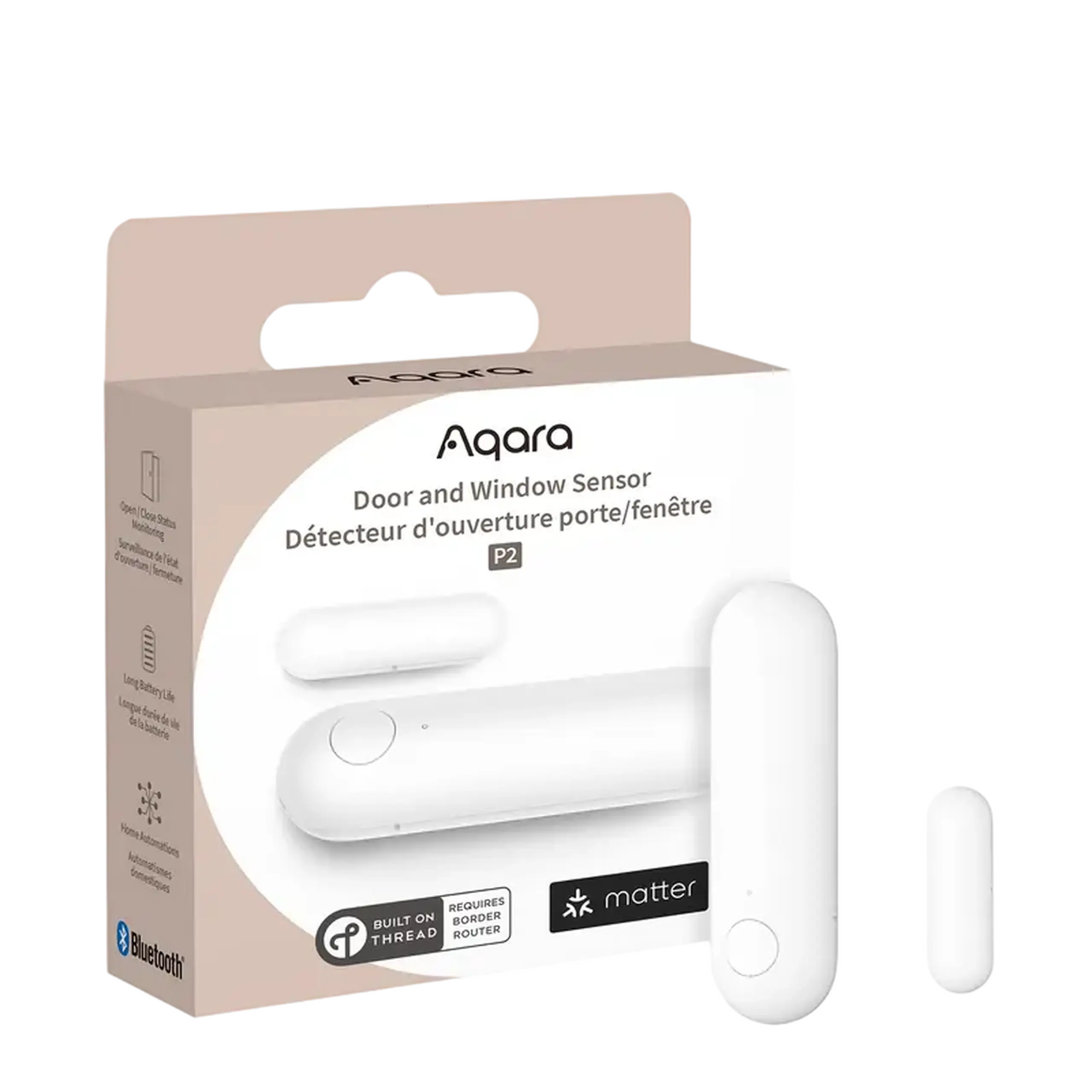 Detector de deschidere AQARA Door and Window Sensor P2, Alb