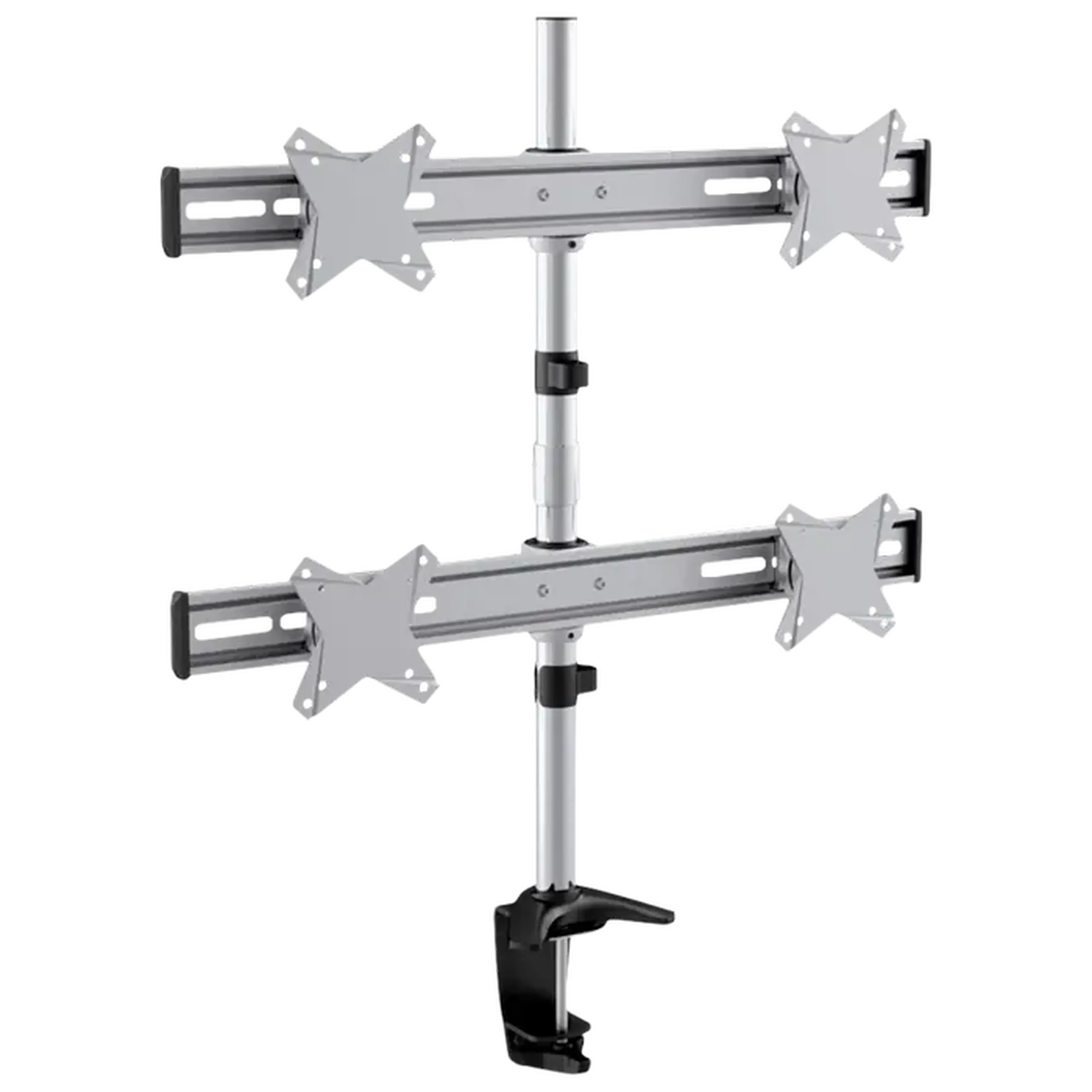 Suport birou pentru monitoare Reflecta PLANO Desk 23-1010Q, Argintiu
