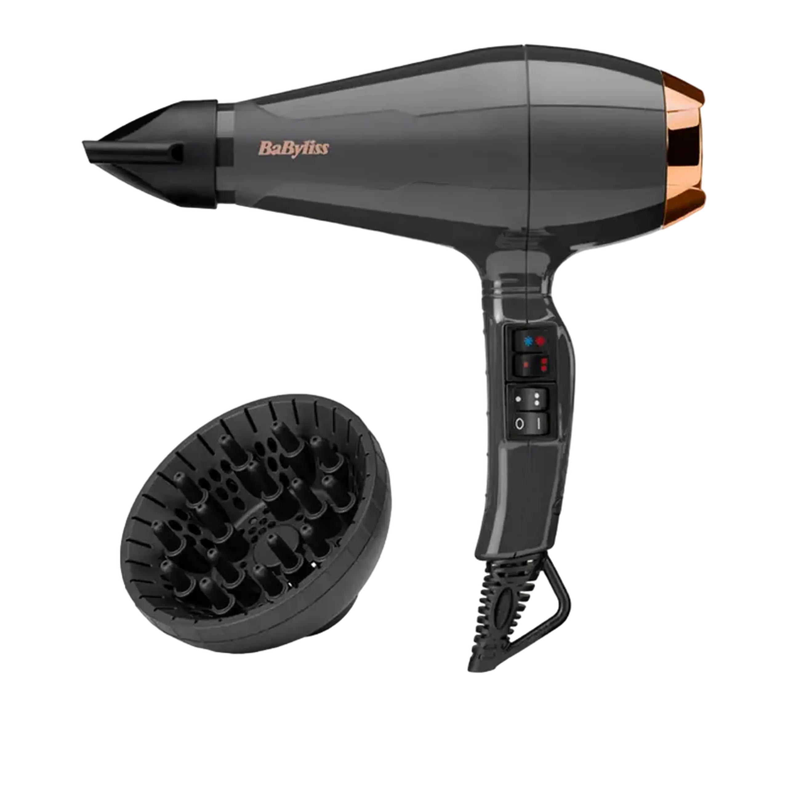 Uscător de păr BaByliss 6719DE, 2200 W, Negru