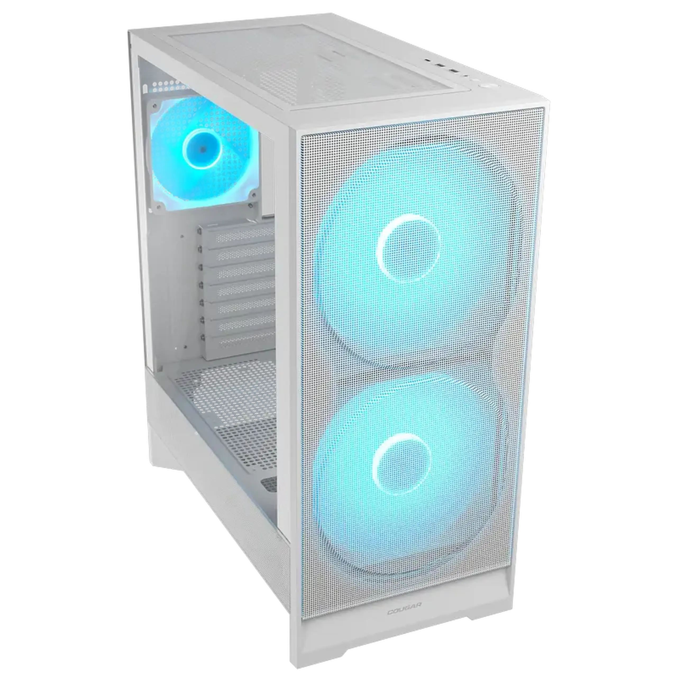 Carcasă PC Cougar Airface 180, Midi-Tower, Fără PSU, Alb