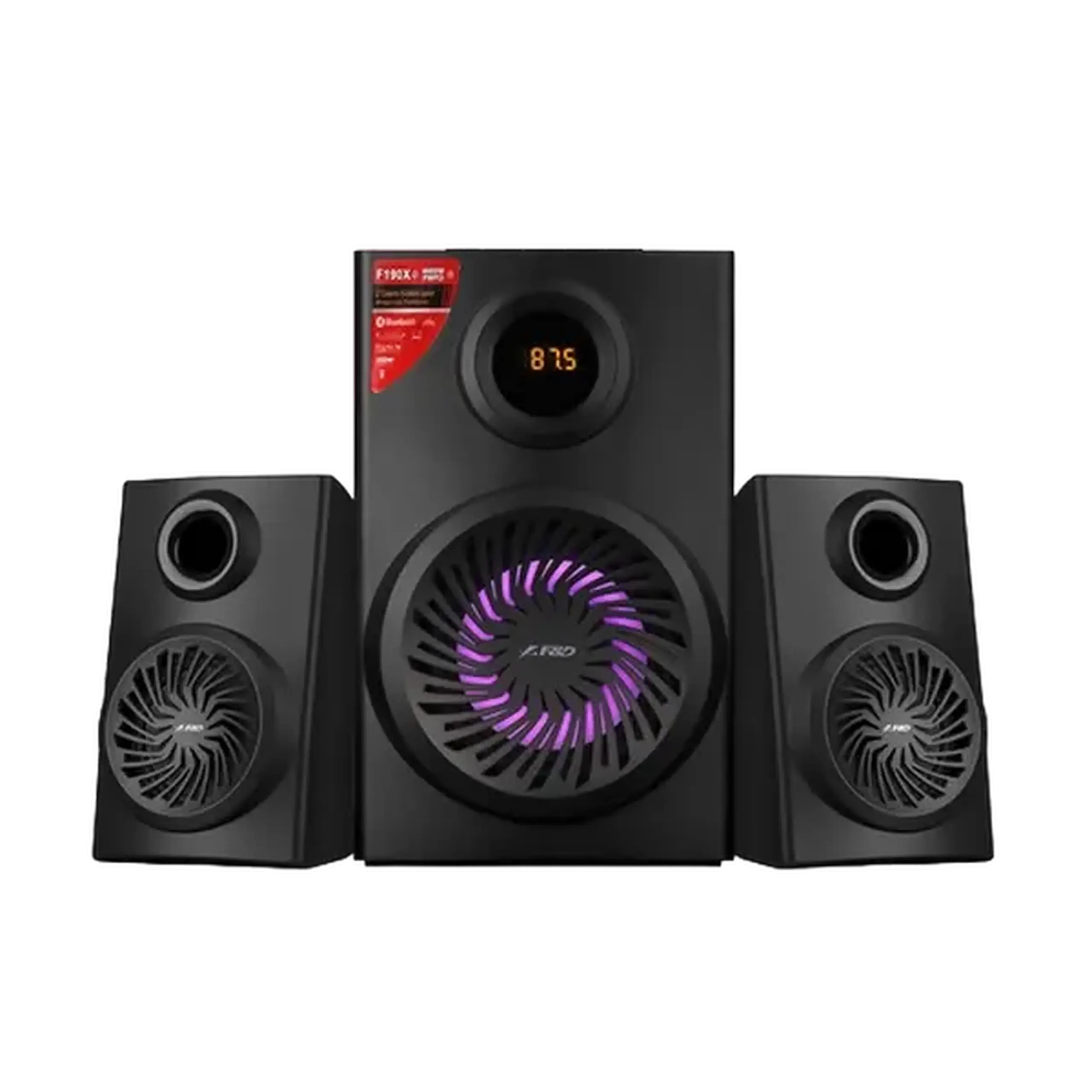 Sistem audio 2.1 CH F&D F190X, Negru