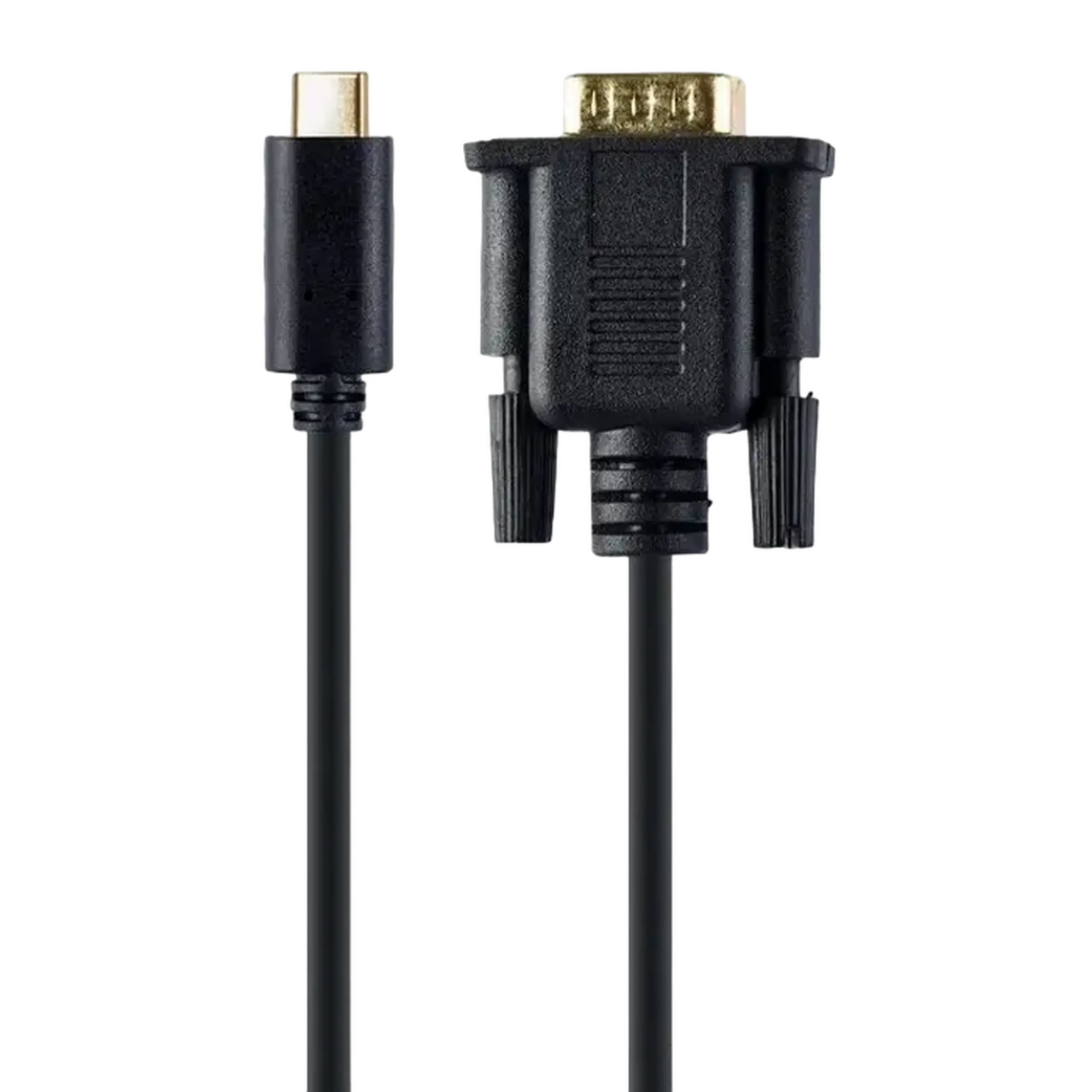 Cablu Video Cablexpert A-CM-VGAM-01, USB Type-C (M) - VGA (M), 0.15 m, Negru