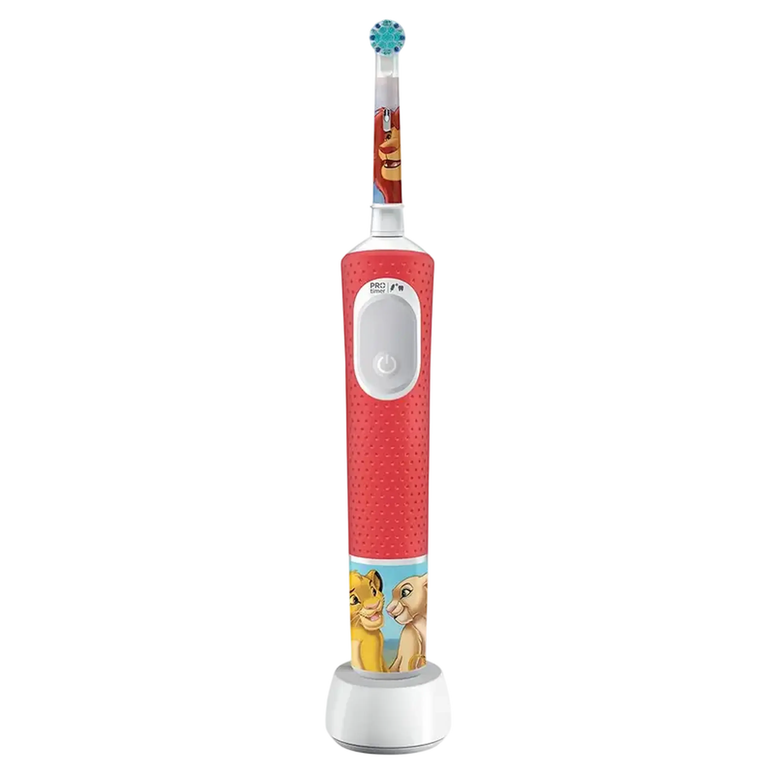 Periuță de dinți electrică Braun Pro Kids Lion King Special Edition, Roșu