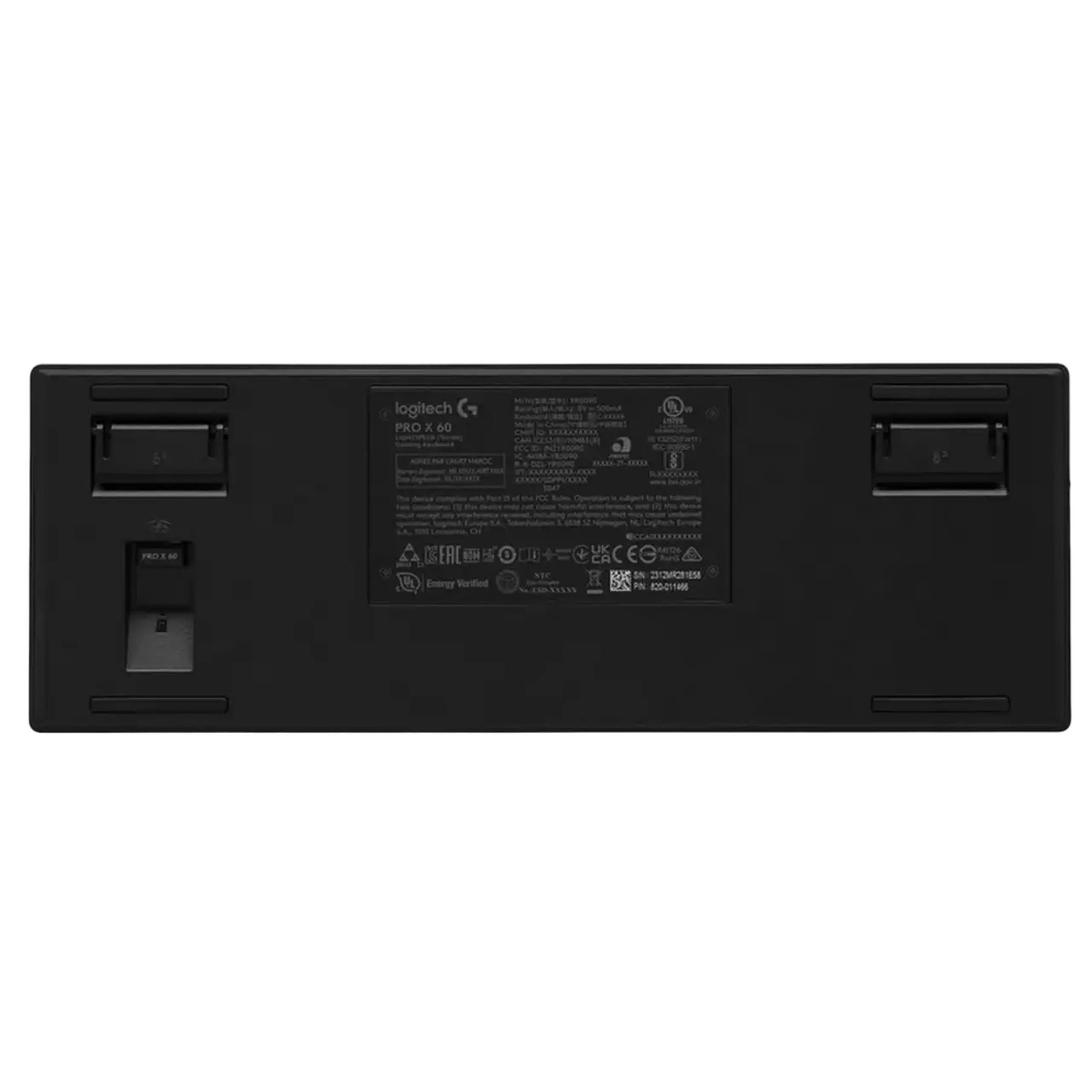 Tastatură Logitech PRO X 60, Cu fir / Fără fir, Negru