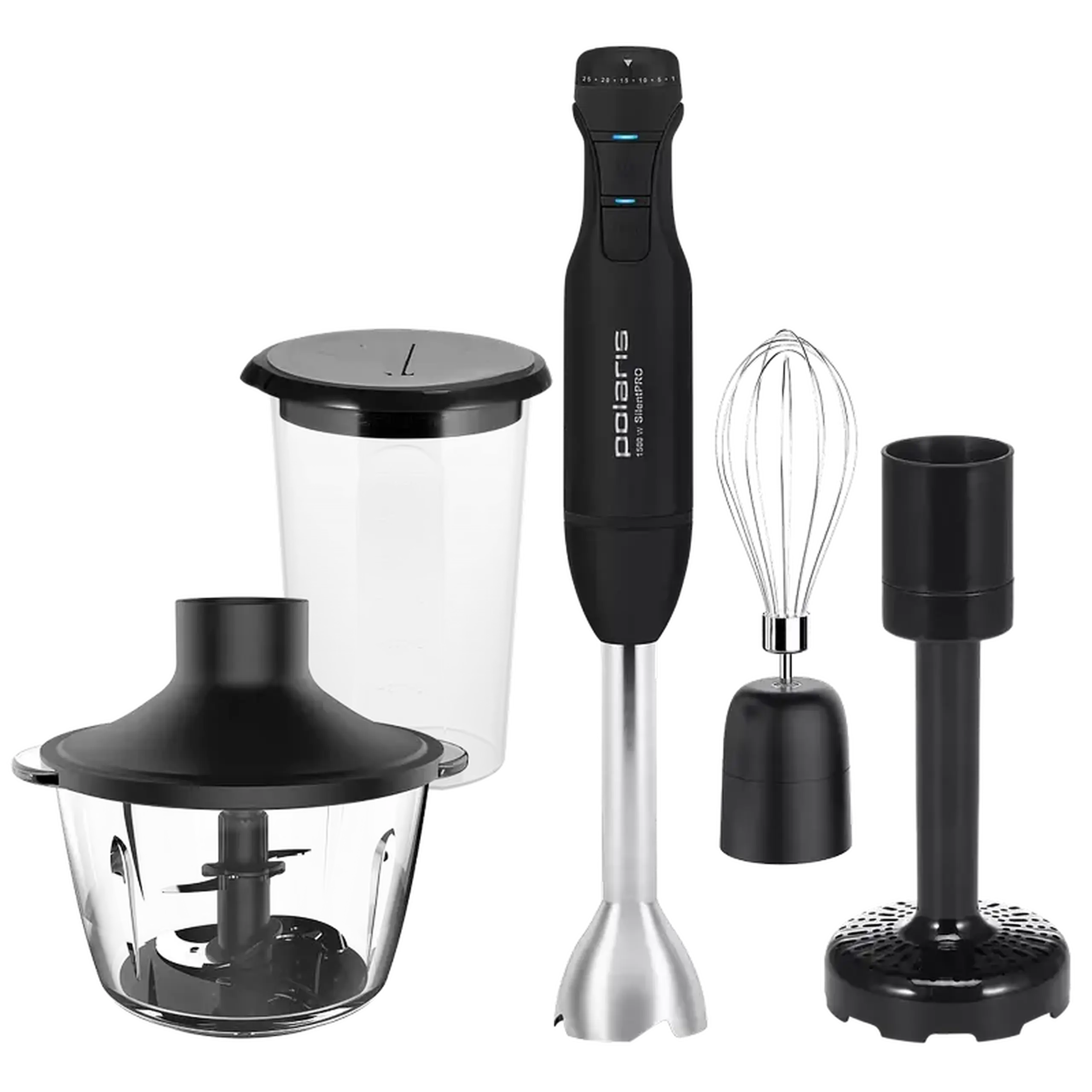 Blender de mână Polaris PHB1517GL, Negru