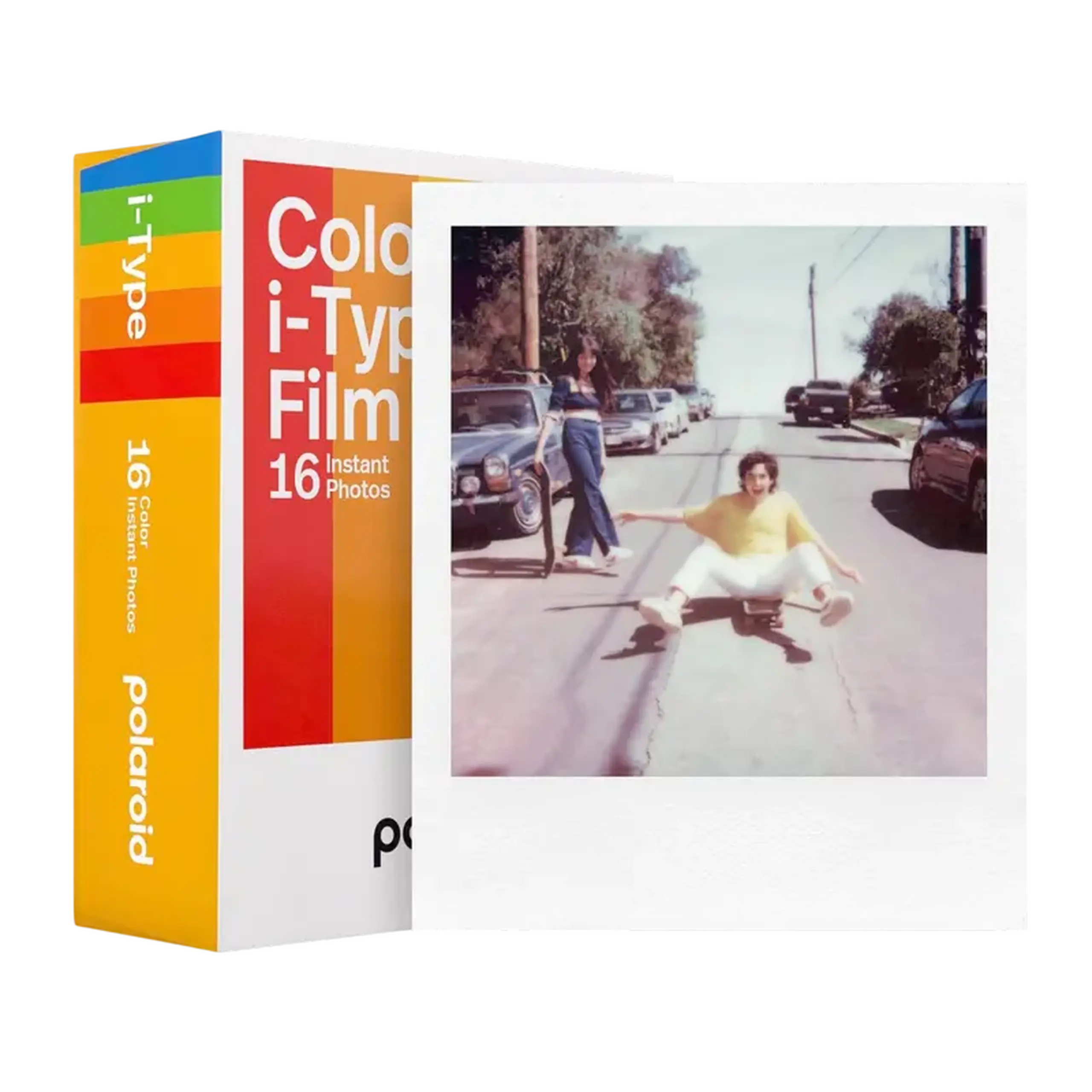 Hârtie foto Polaroid Color Film pentru i-Type,Double Pack, 16 buc